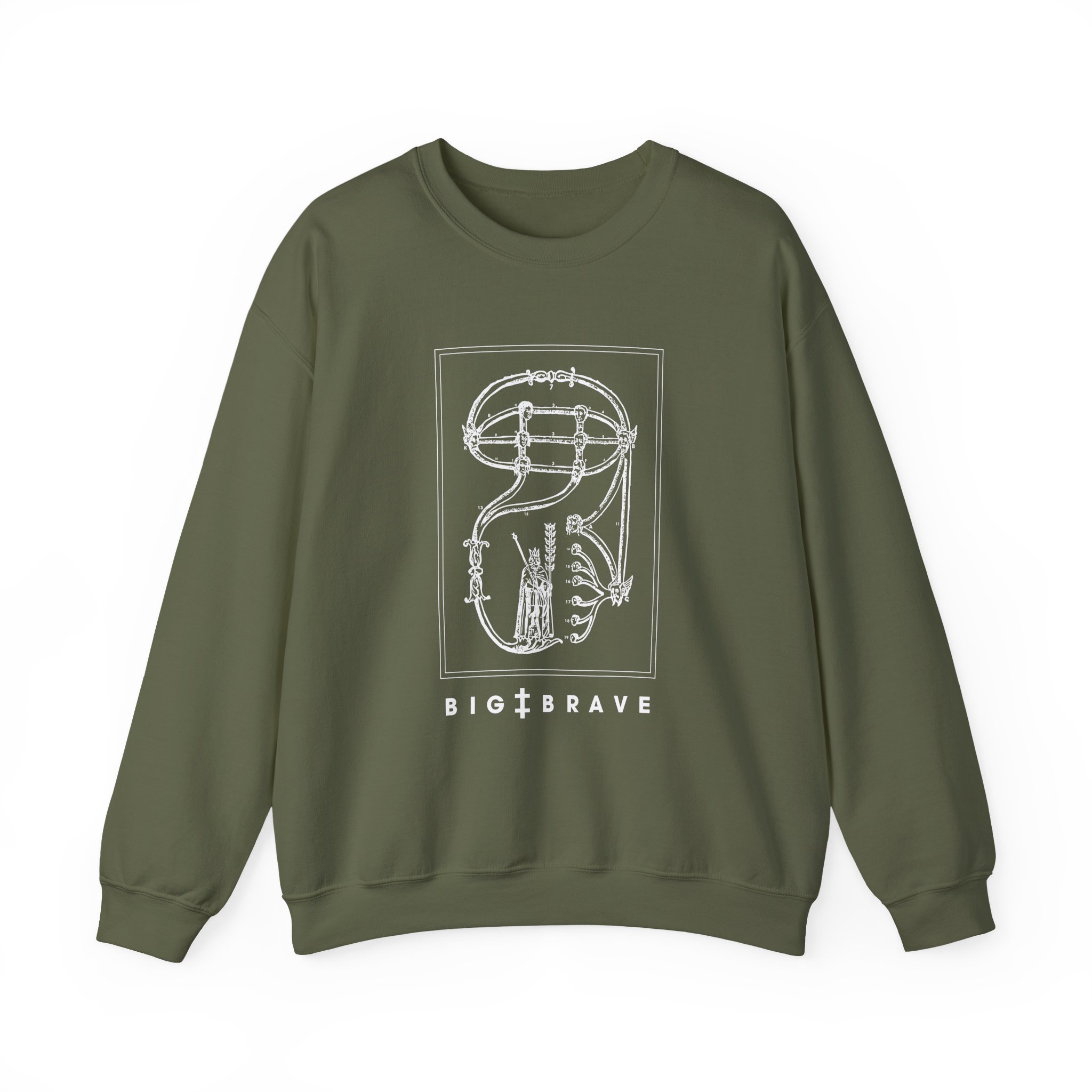 Big Brave B$B Unisex Heavy Blendâ„¢ Crewneck Sweatshirt