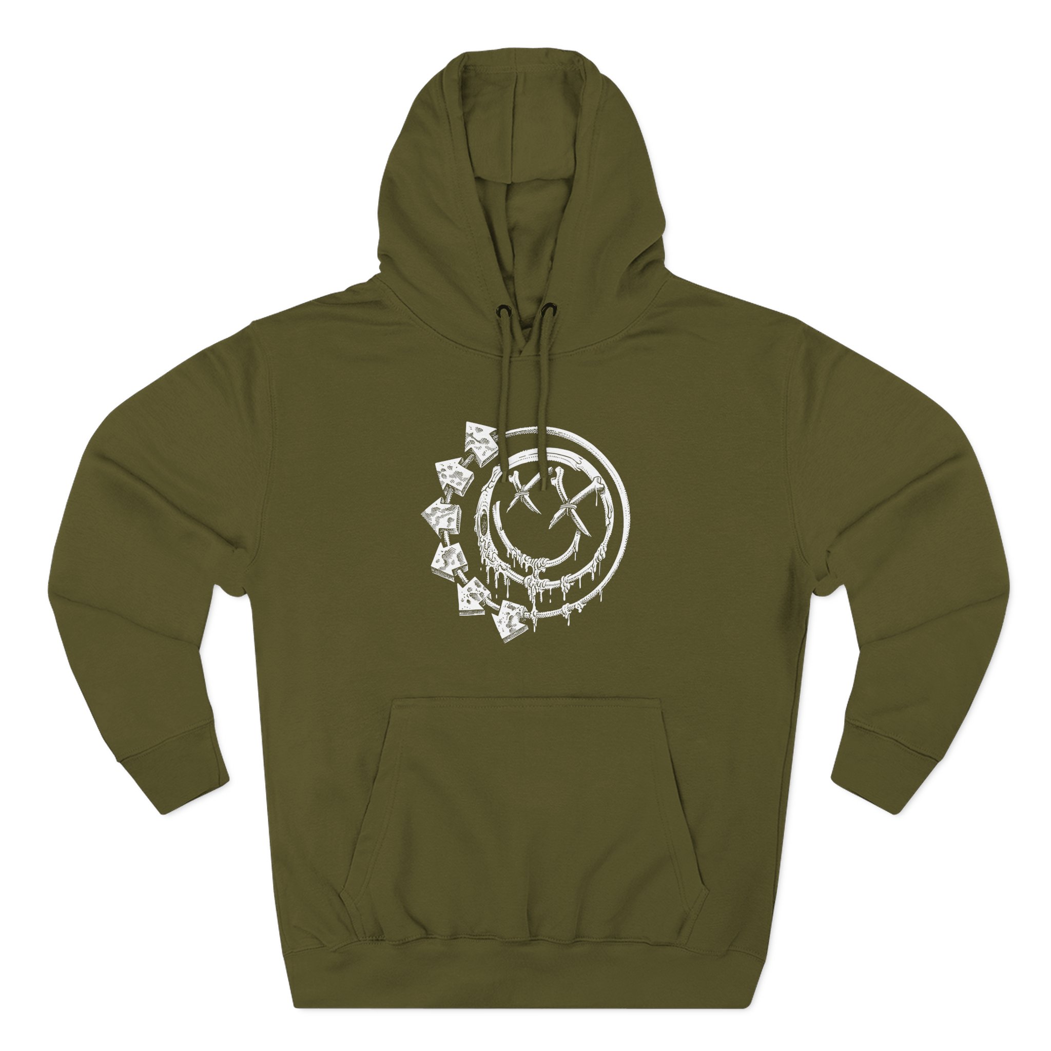 Blink 182 - Bones Three-Panel Fleece Hoodie
