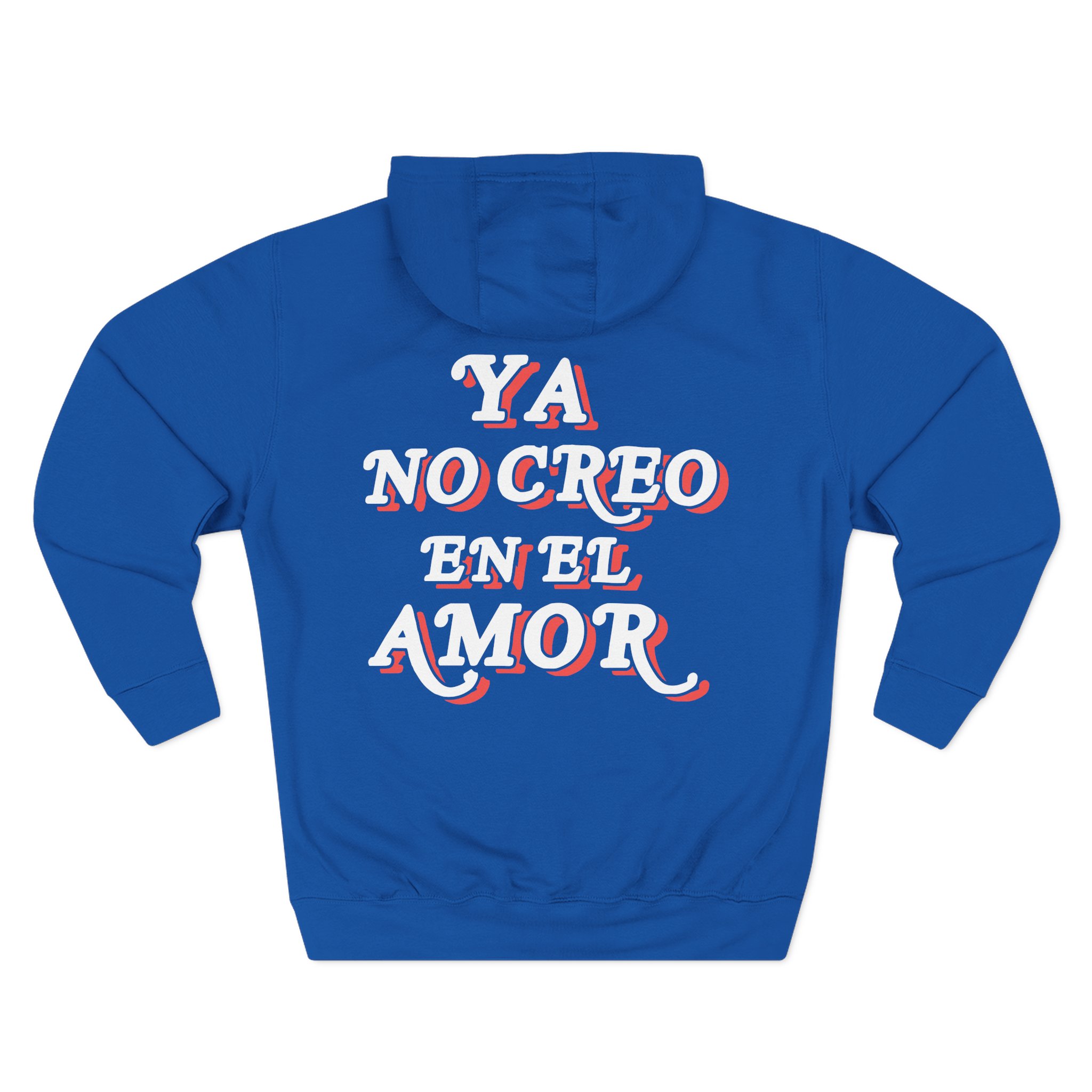Chicos Toxicos Ya No Creo en El Amor Three-Panel Fleece Hoodie