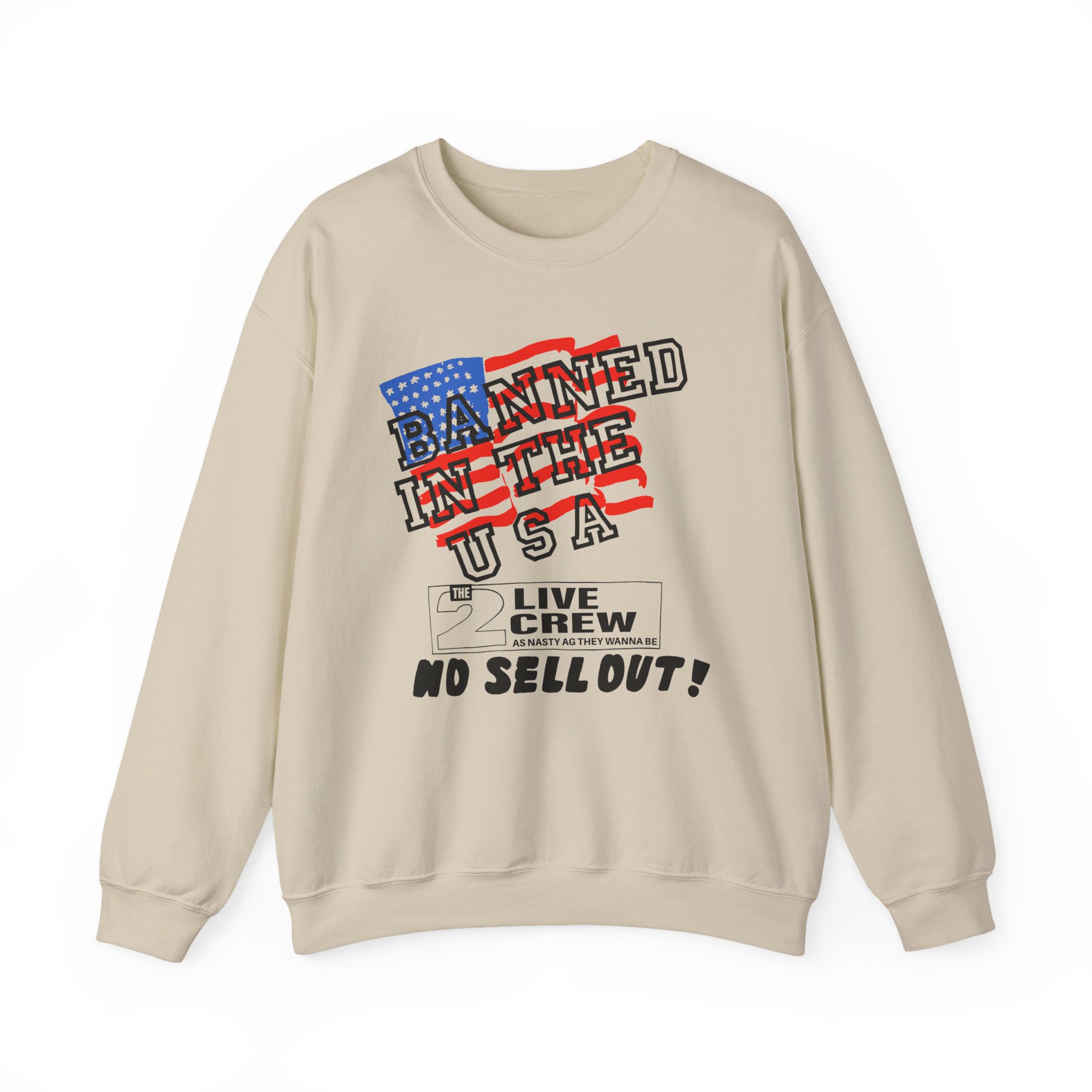 2 Live Crew Banned in the U.s.a. Luke Records Unisex Heavy Blendâ„¢ Crewneck Sweatshirt