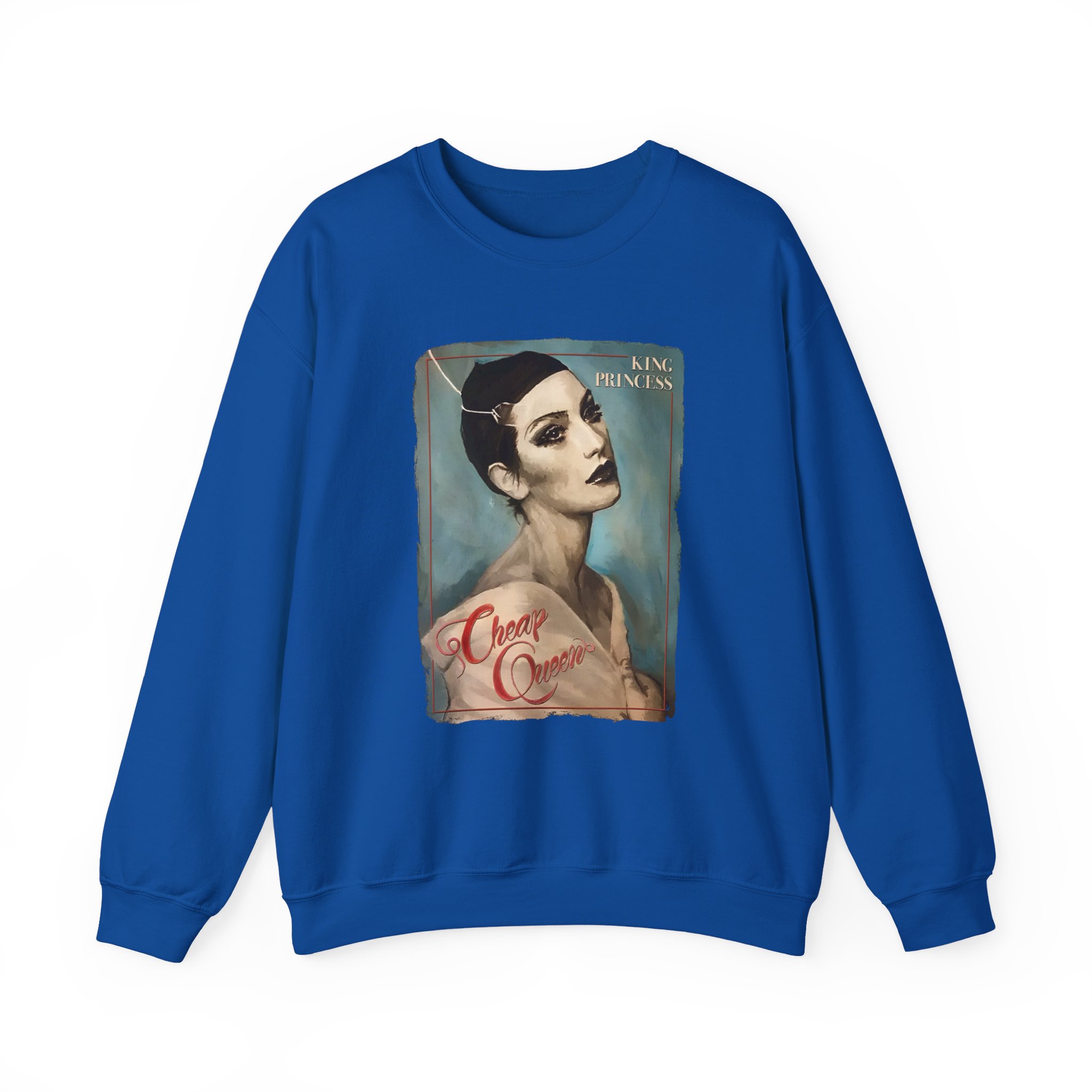 King Princess Cheap Queen Unisex Heavy Blendâ„¢ Crewneck Sweatshirt