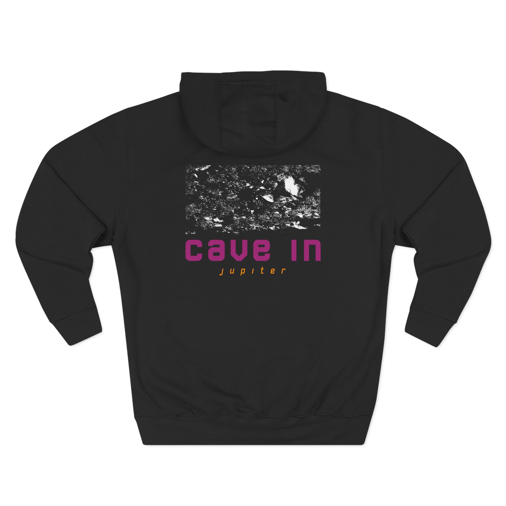 Cave in Crater Three-Panel Fleece Hoodie