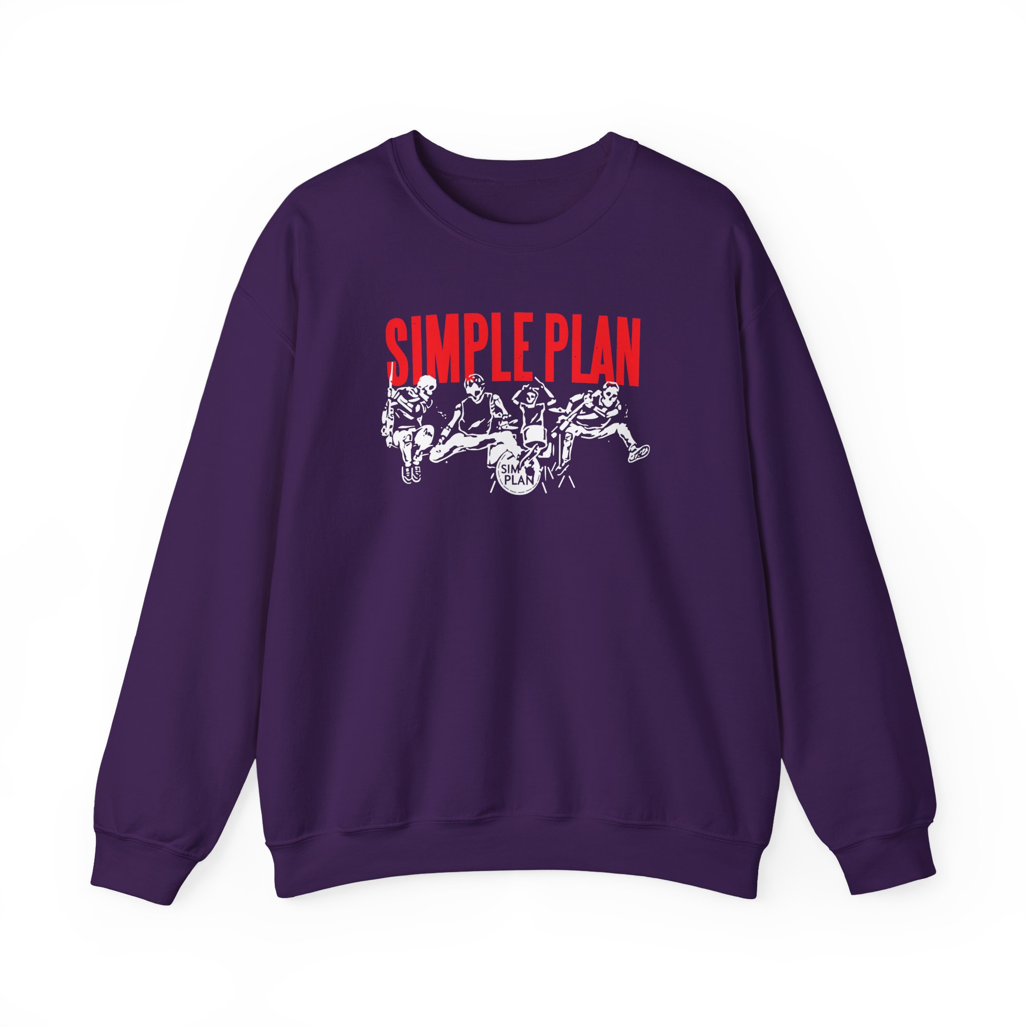Simple Plan Live Skeleton Unisex Heavy Blendâ„¢ Crewneck Sweatshirt