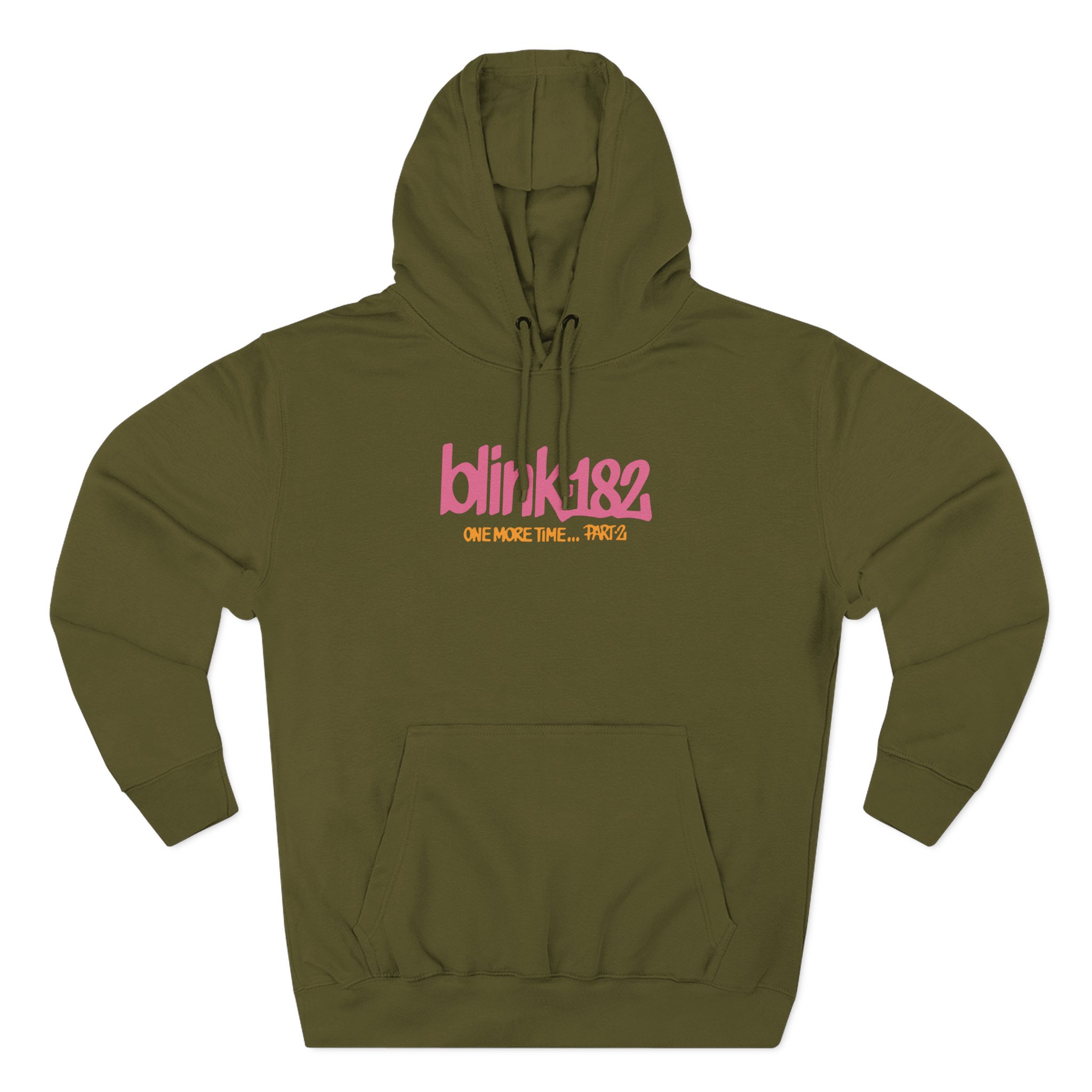 Blink 182 One More Time...part 2 Three-Panel Fleece Hoodie