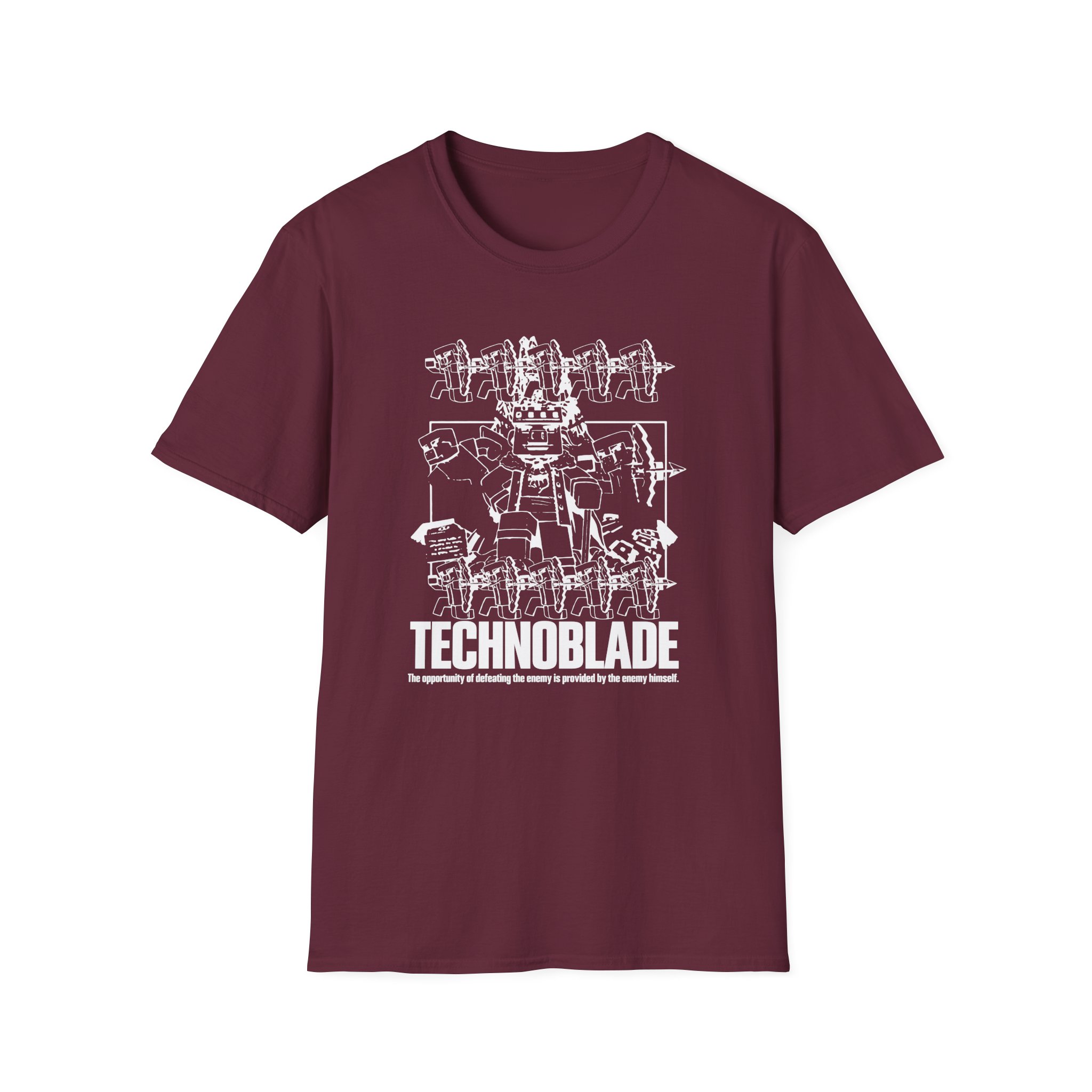 Technoblade Neeerds Unisex Softstyle T-Shirt