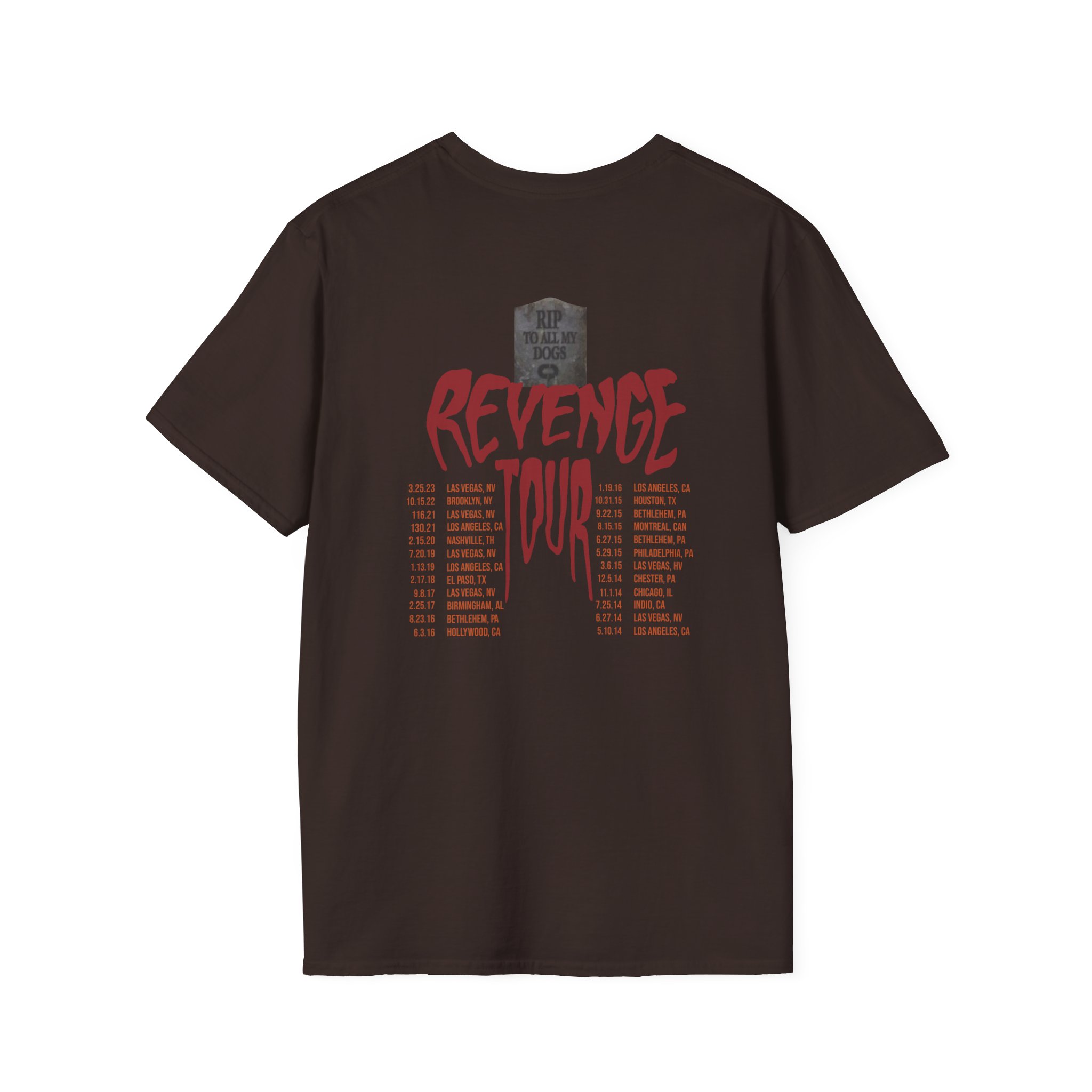 Caleb Plant 10 Year Anniversary Revenge Tour Unisex Softstyle T-Shirt