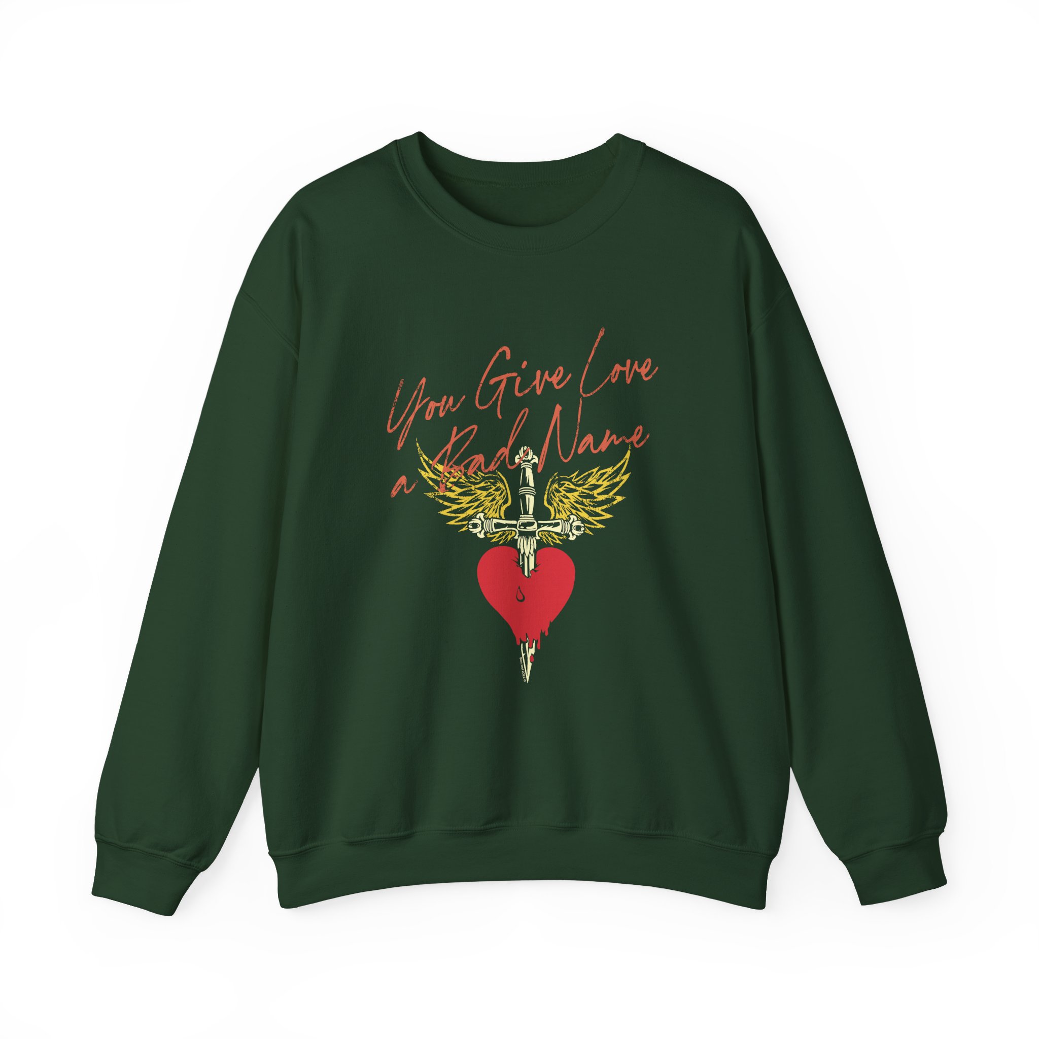 Bon Jovi You Give Love a Bad Name Unisex Heavy Blendâ„¢ Crewneck Sweatshirt