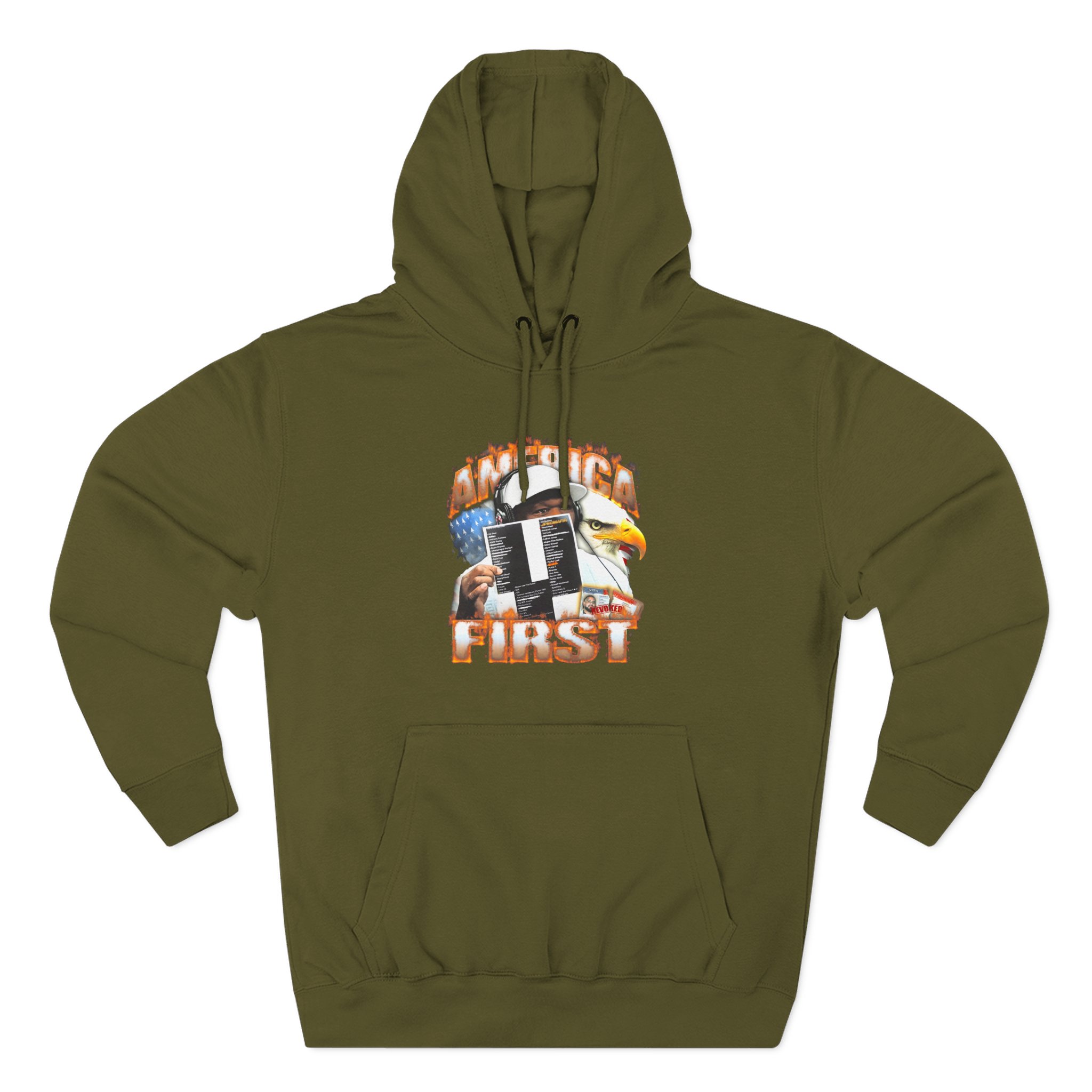 Jpegmafia America First Three-Panel Fleece Hoodie