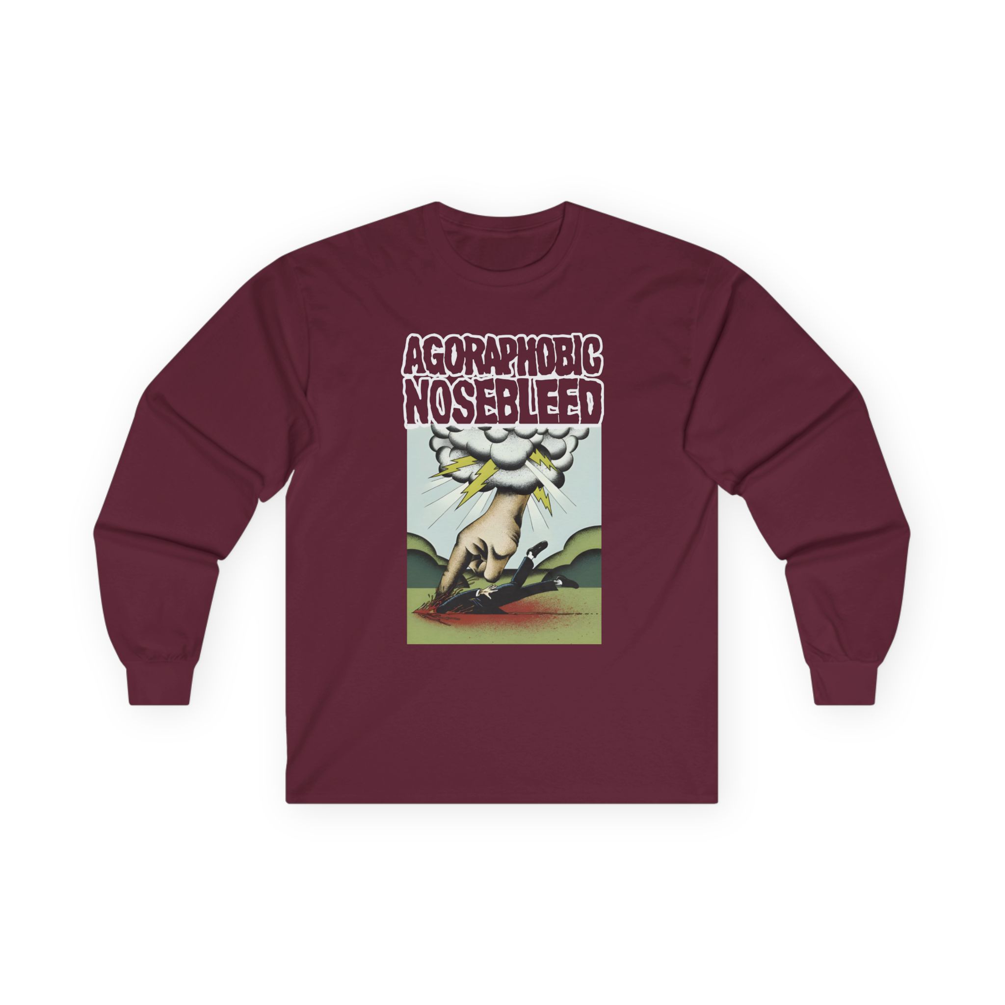 Agoraphobic Nosebleed Smite Unisex Ultra Cotton Long Sleeve Tee