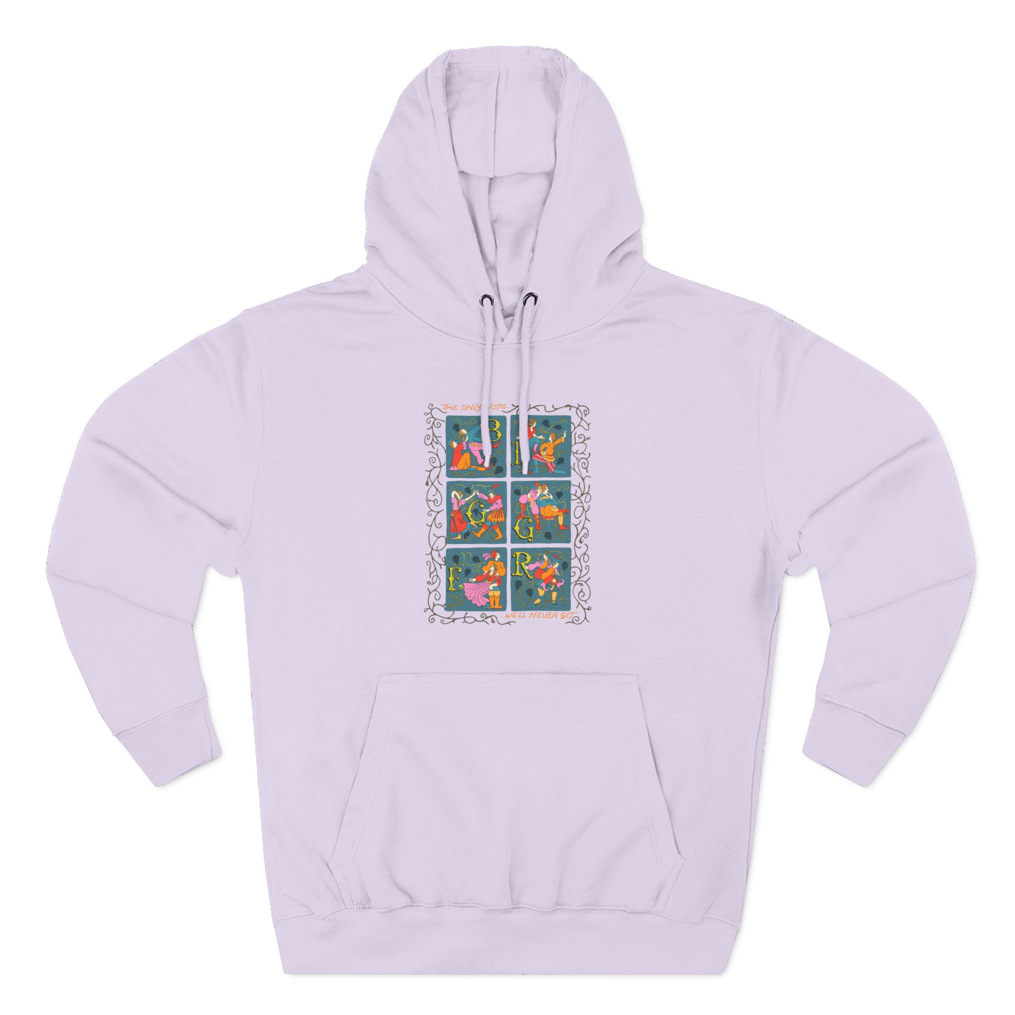 Drawfee Medieval Improvisation Three-Panel Fleece Hoodie