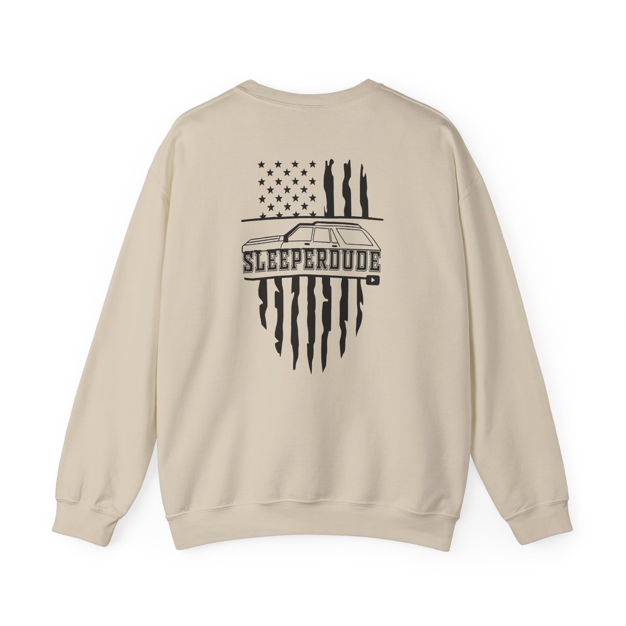 Sleeperdude Military Wagon Unisex Heavy Blendâ„¢ Crewneck Sweatshirt