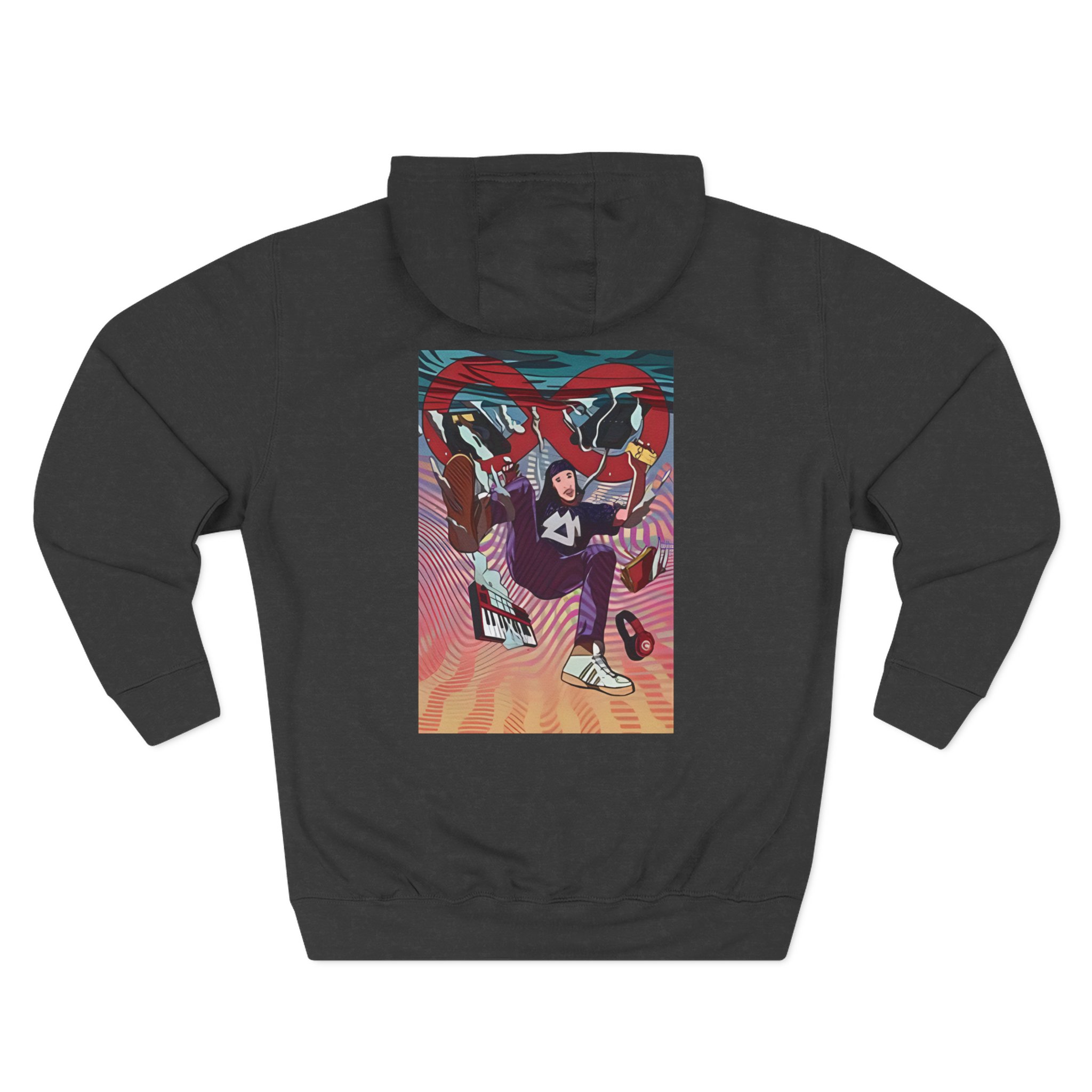 Liquid Stranger Three-Panel Fleece Hoodie