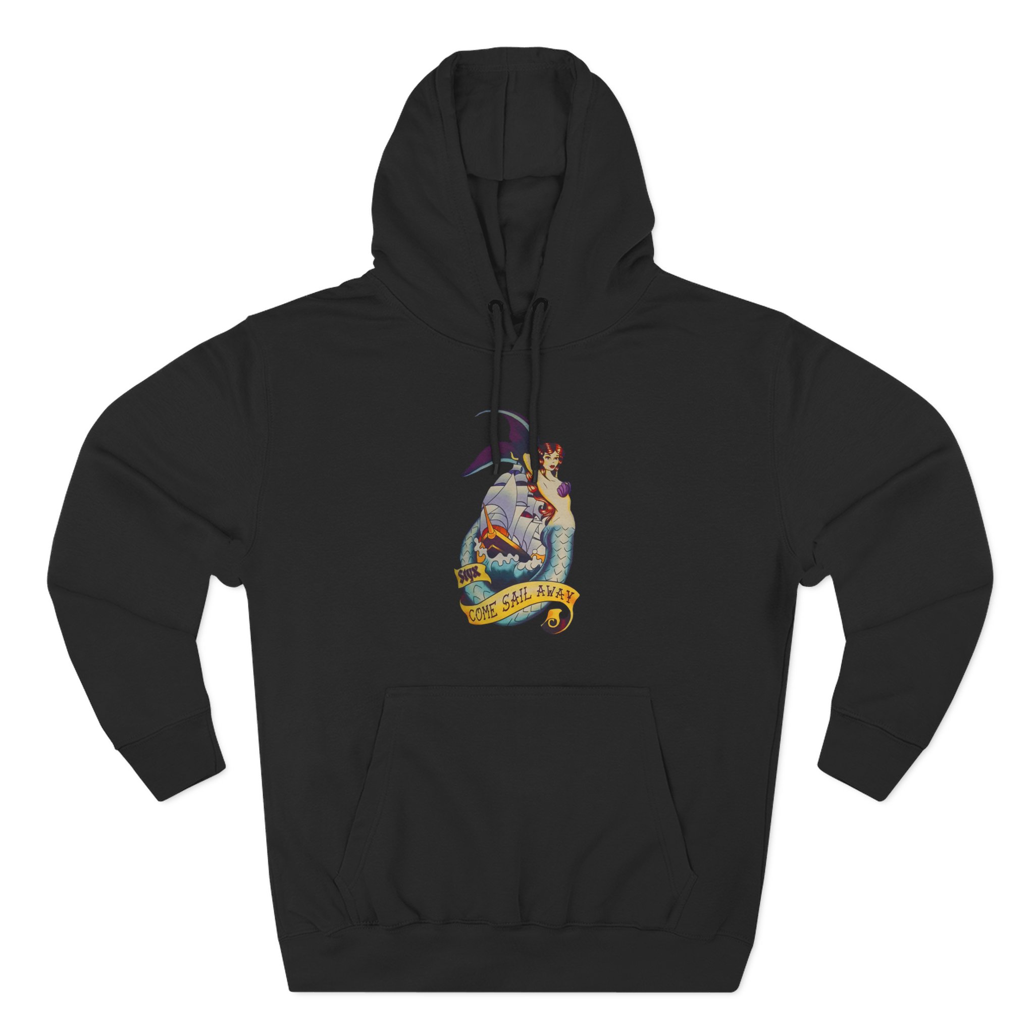 Styx Three-Panel Fleece Hoodie