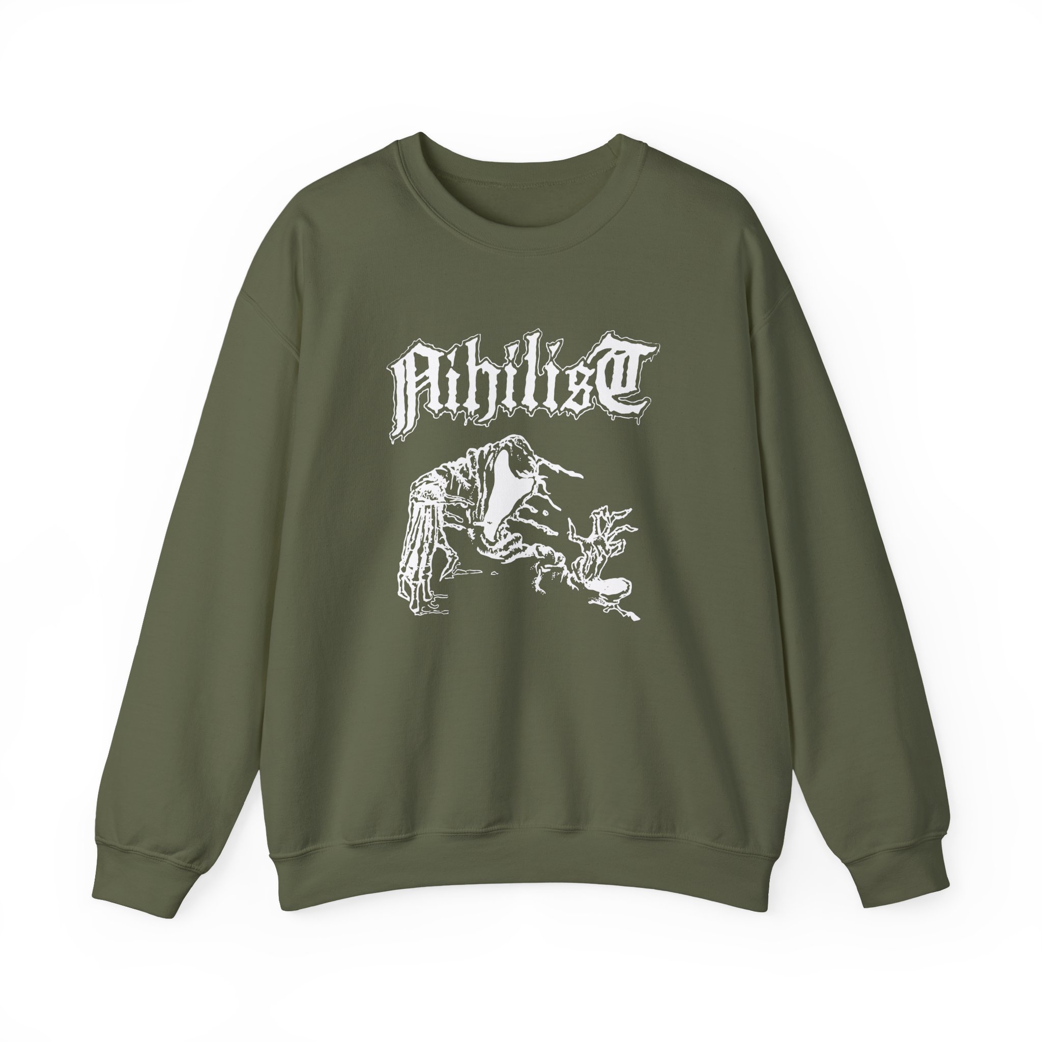 Entombed Nihilist Ghost Unisex Heavy Blendâ„¢ Crewneck Sweatshirt