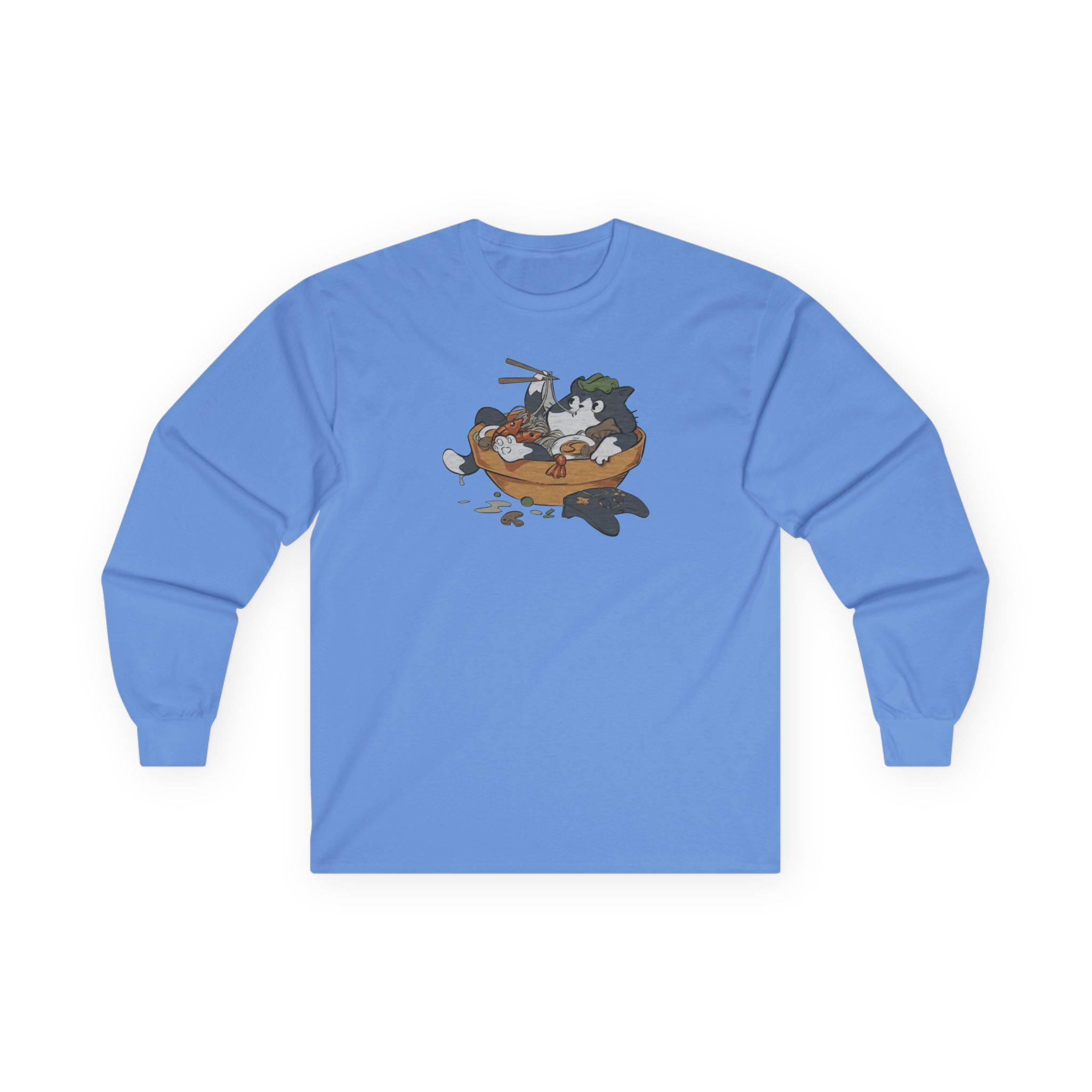 Lirik Ramen Cat Unisex Ultra Cotton Long Sleeve Tee