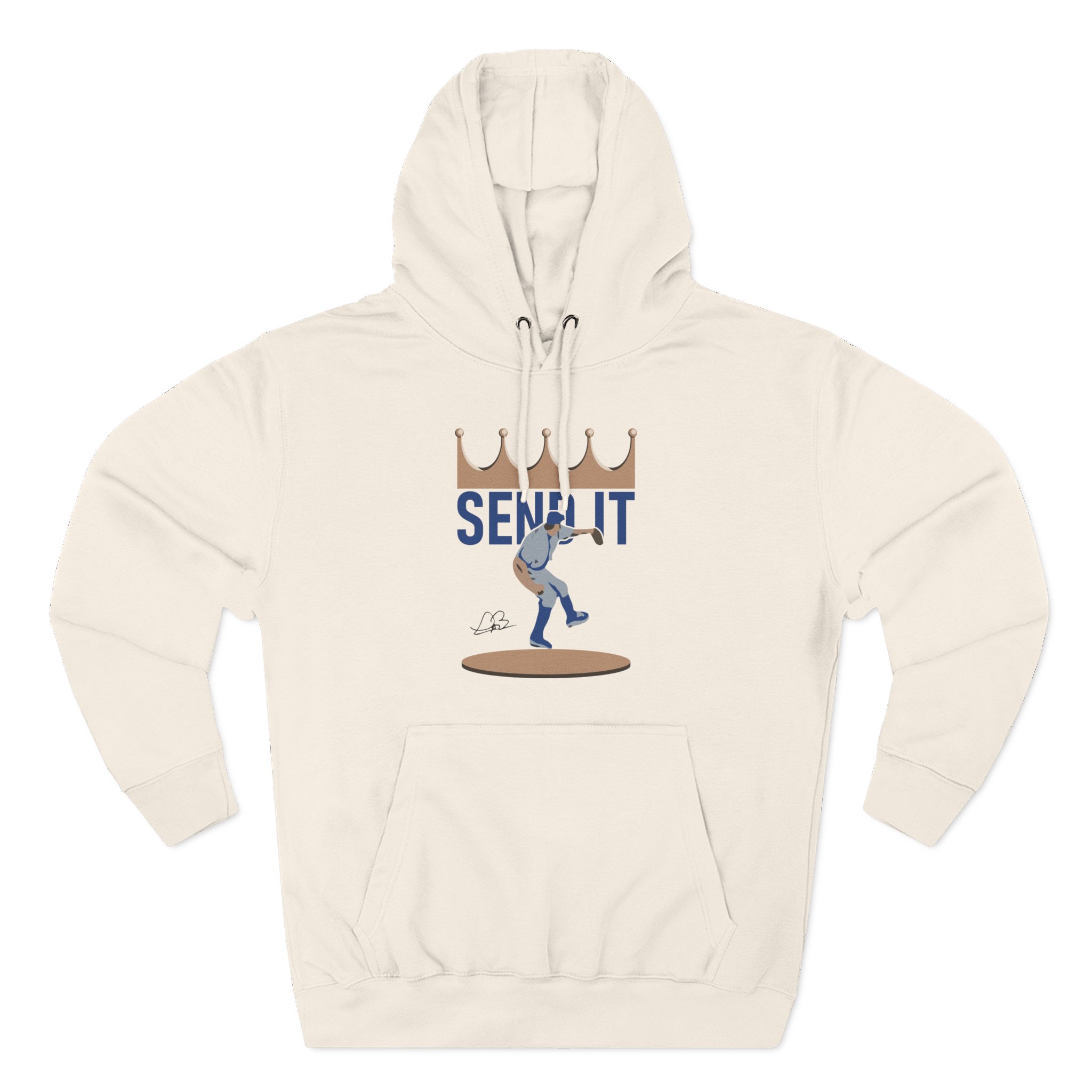 Trevor Bauer Send It Three-Panel Fleece Hoodie