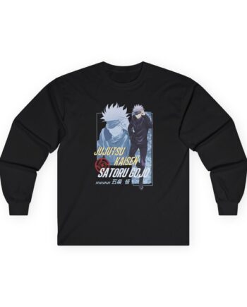 Jujutsu Kaisen Gojo Tonal Portrait Unisex Ultra Cotton Long Sleeve Tee