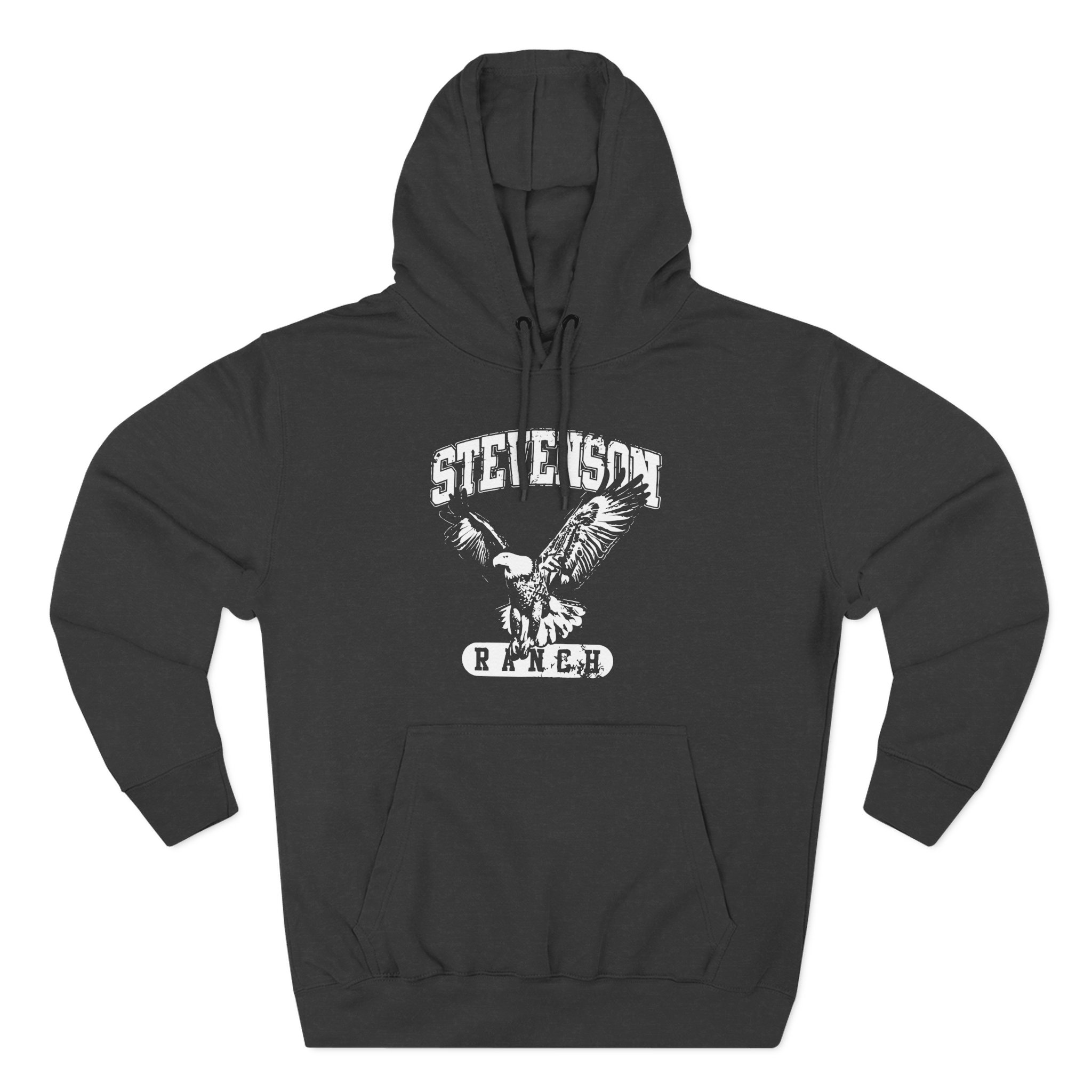 Mike Stud Allegiance Crop Three-Panel Fleece Hoodie