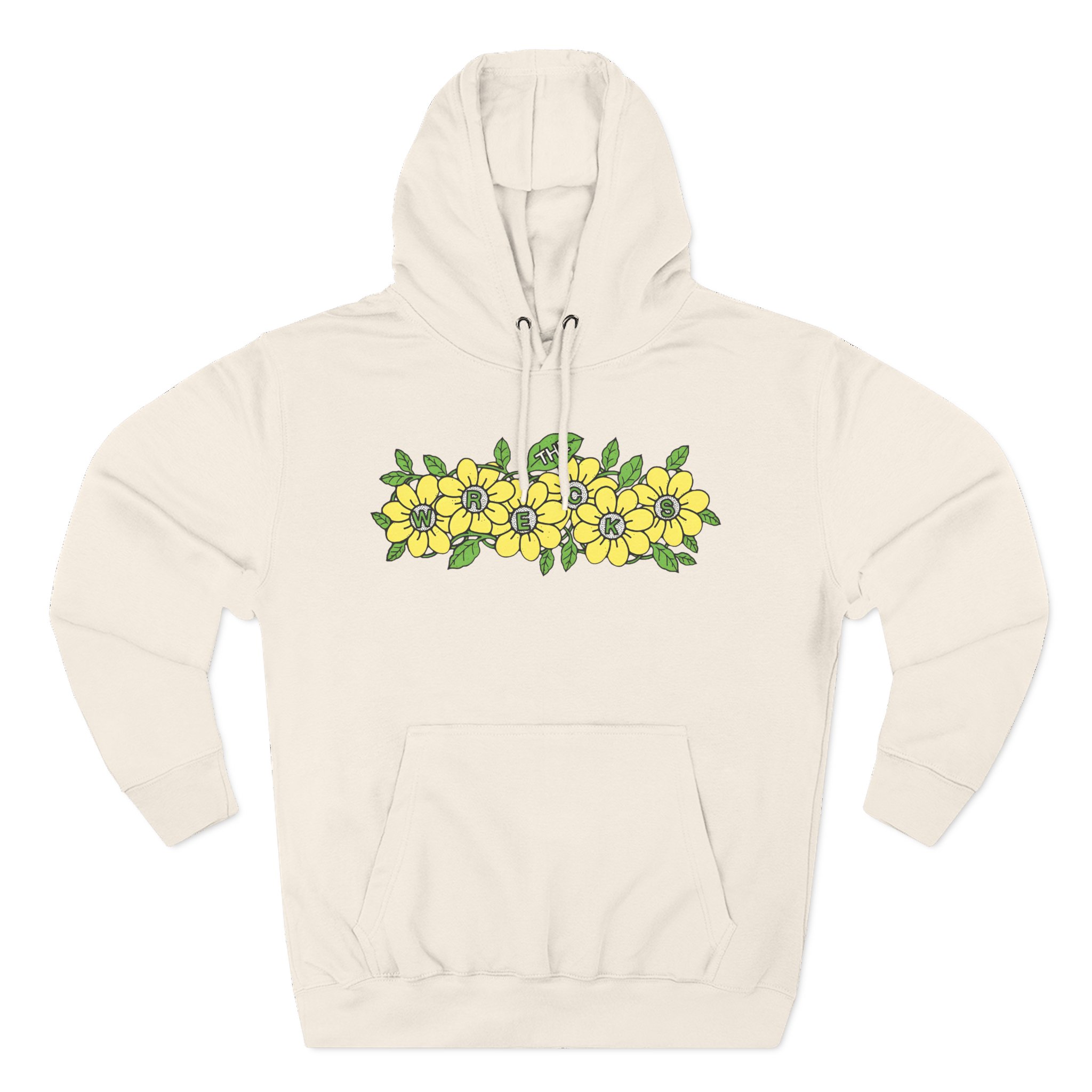 The Wrecks Flower Three-Panel Fleece Hoodie