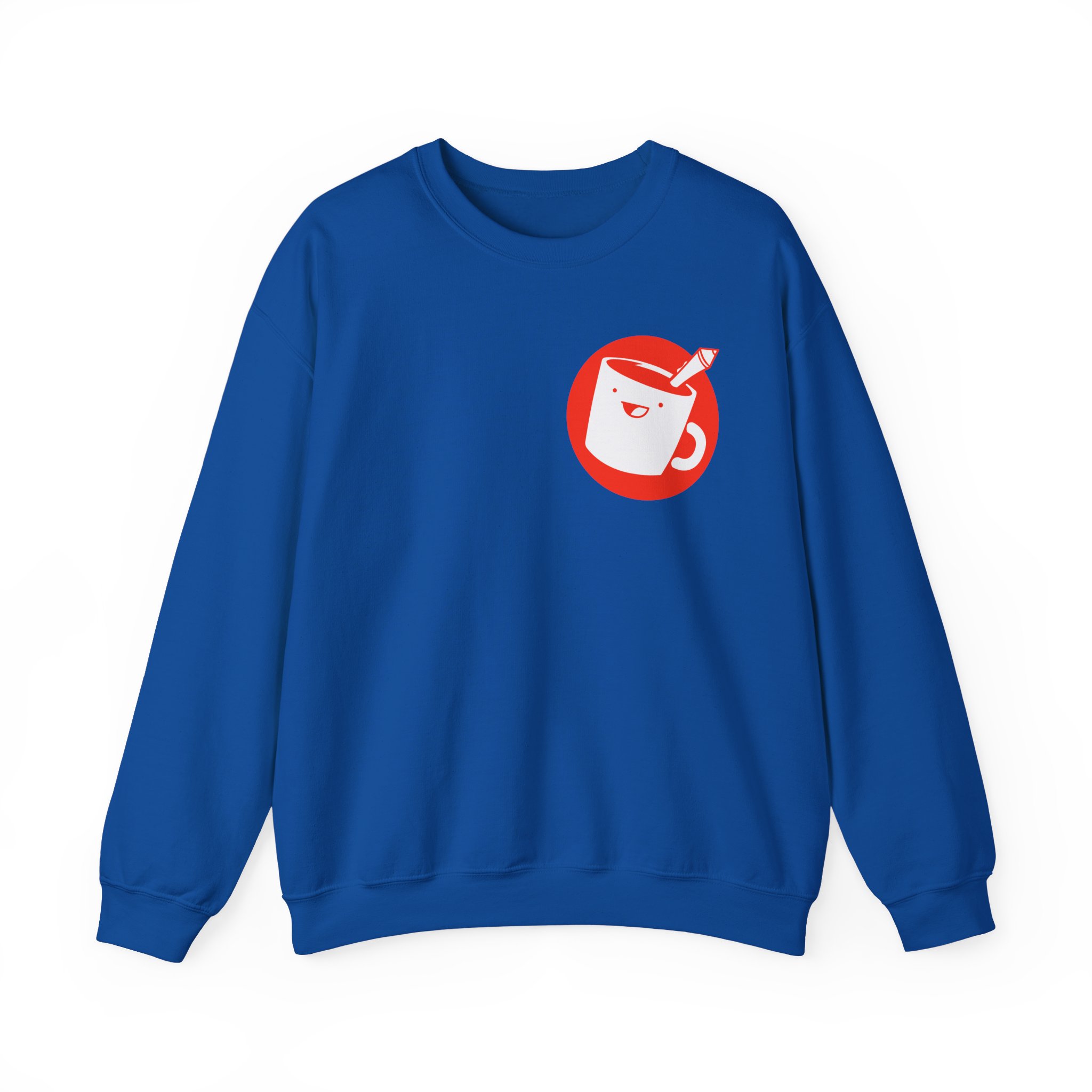 Drawfee Logo Unisex Heavy Blendâ„¢ Crewneck Sweatshirt