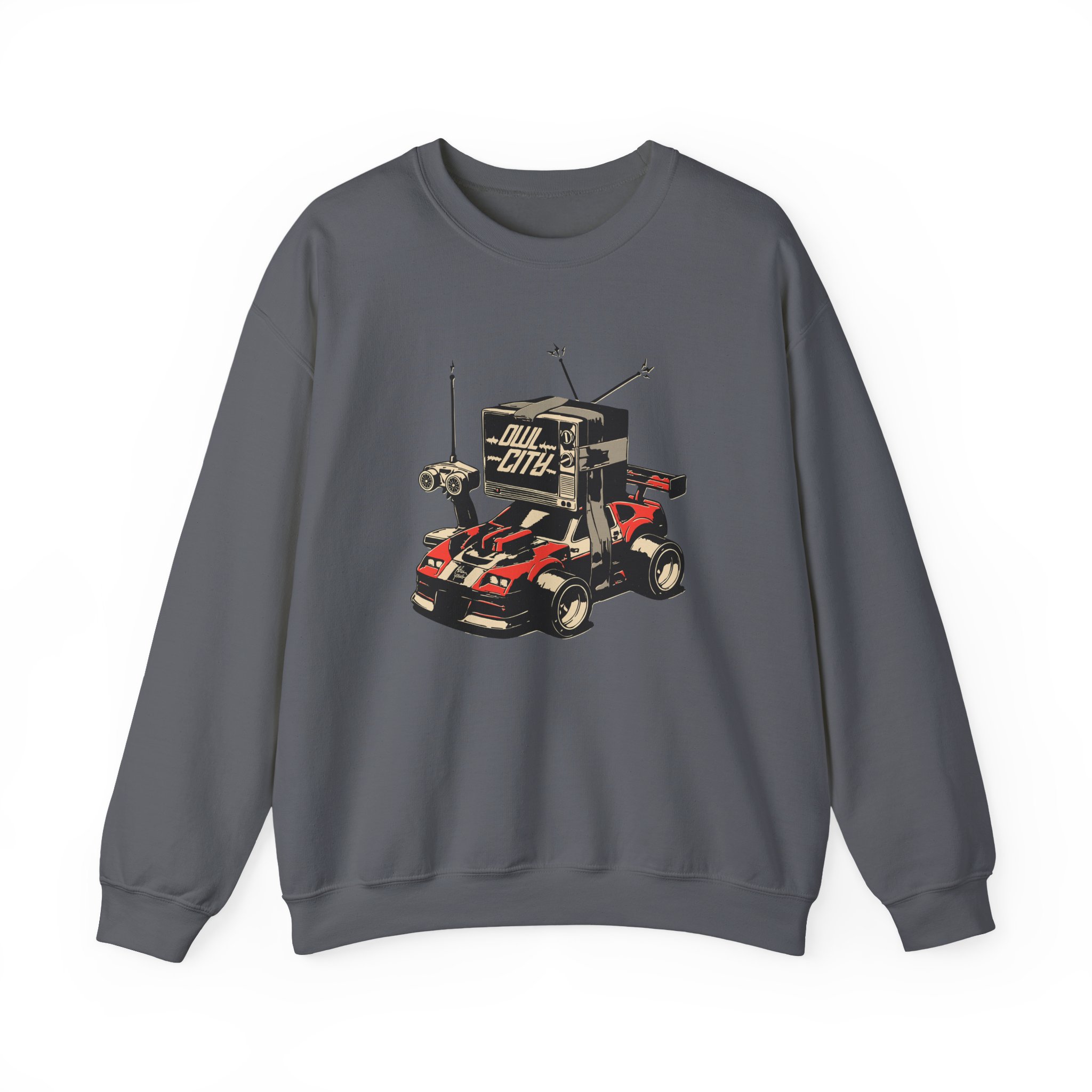 Owl City Rc Car Unisex Heavy Blendâ„¢ Crewneck Sweatshirt