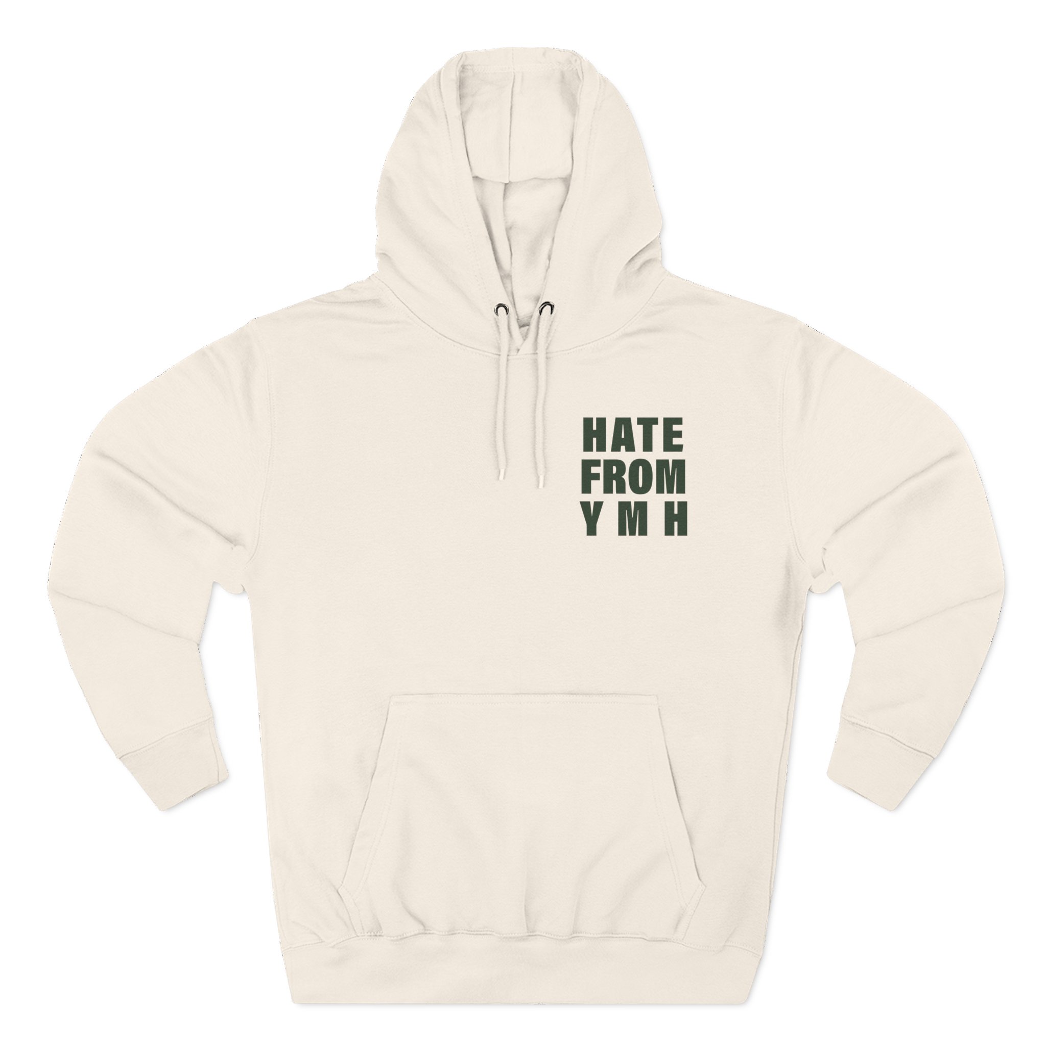 Ymh Hate From YMH Three-Panel Fleece Hoodie