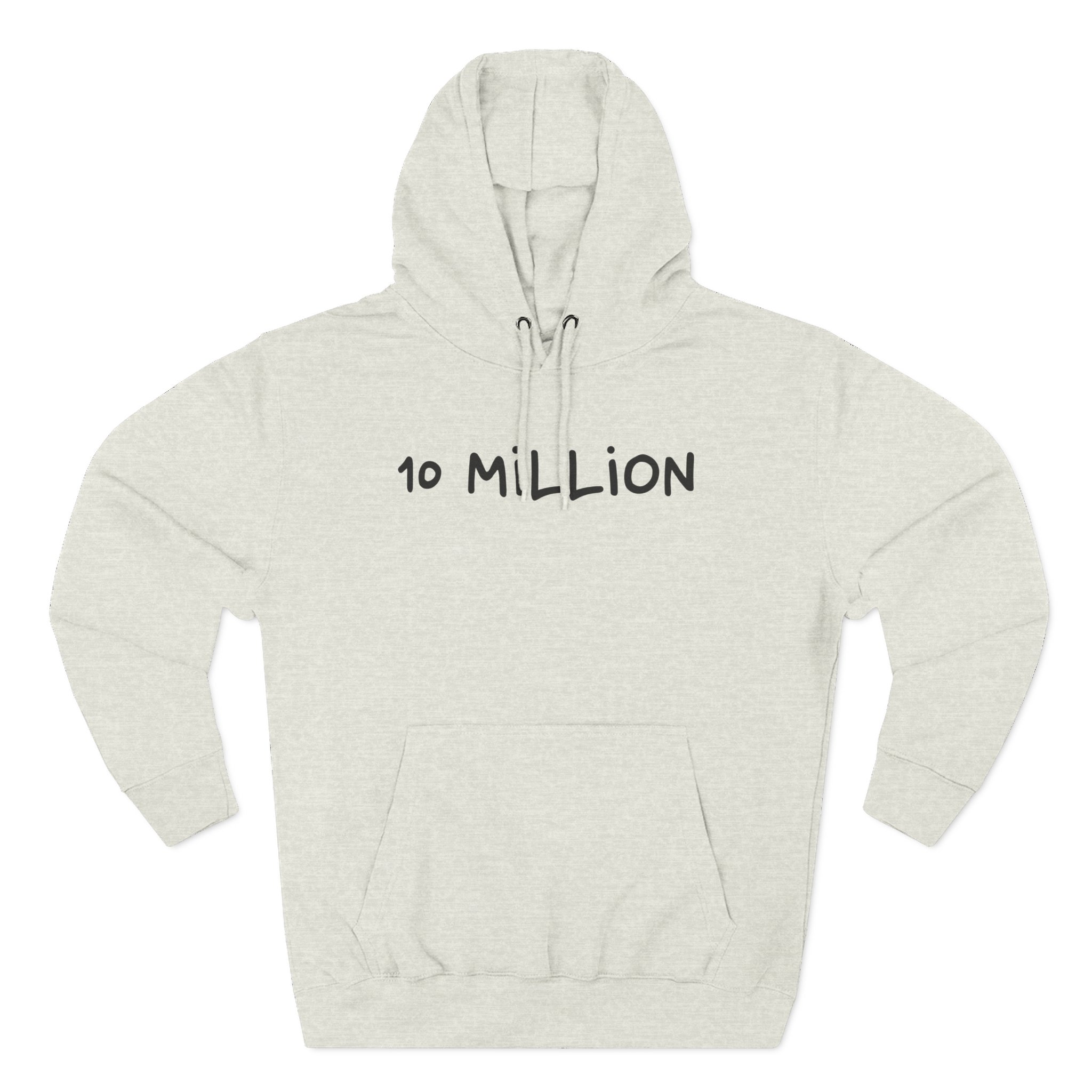 Casey Neistat 10 Million Three-Panel Fleece Hoodie