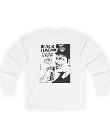 Black Flag Police Story Unisex Ultra Cotton Long Sleeve Tee