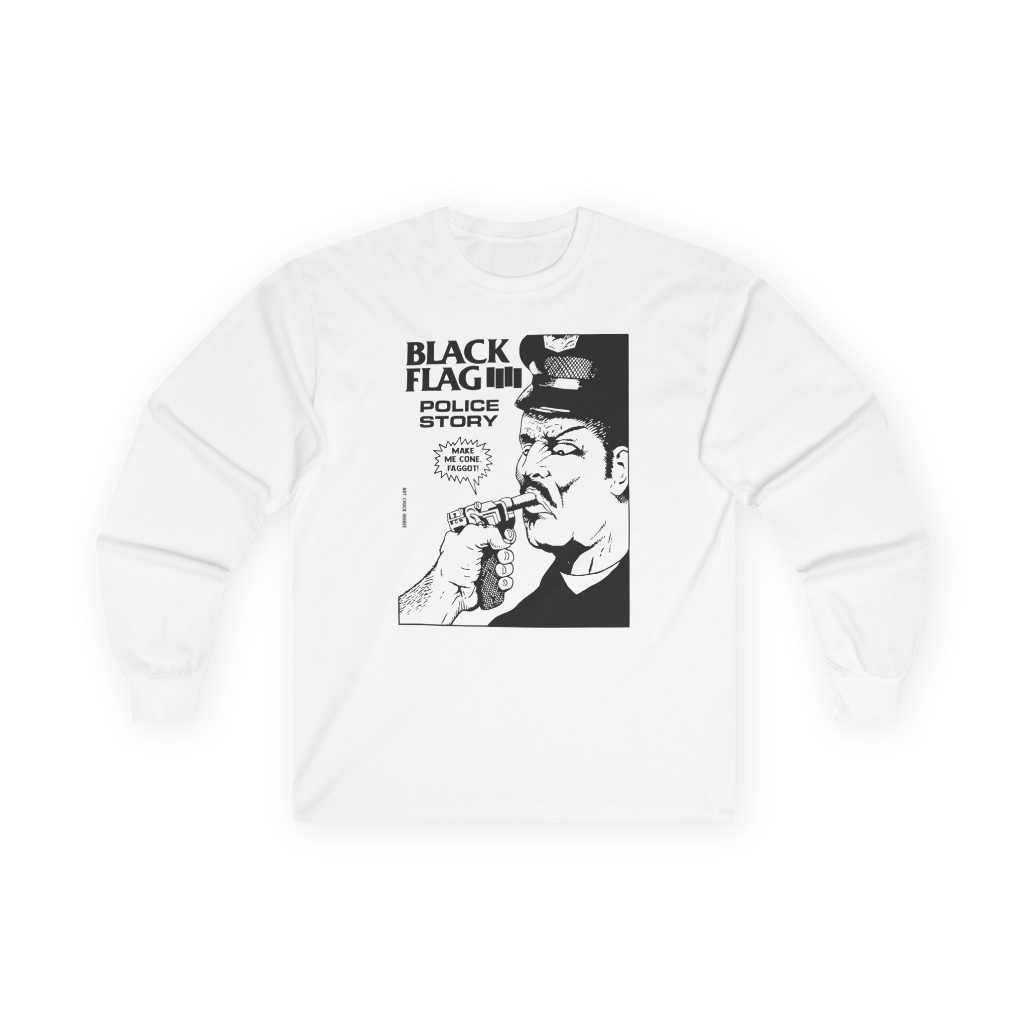 Black Flag Police Story Unisex Ultra Cotton Long Sleeve Tee