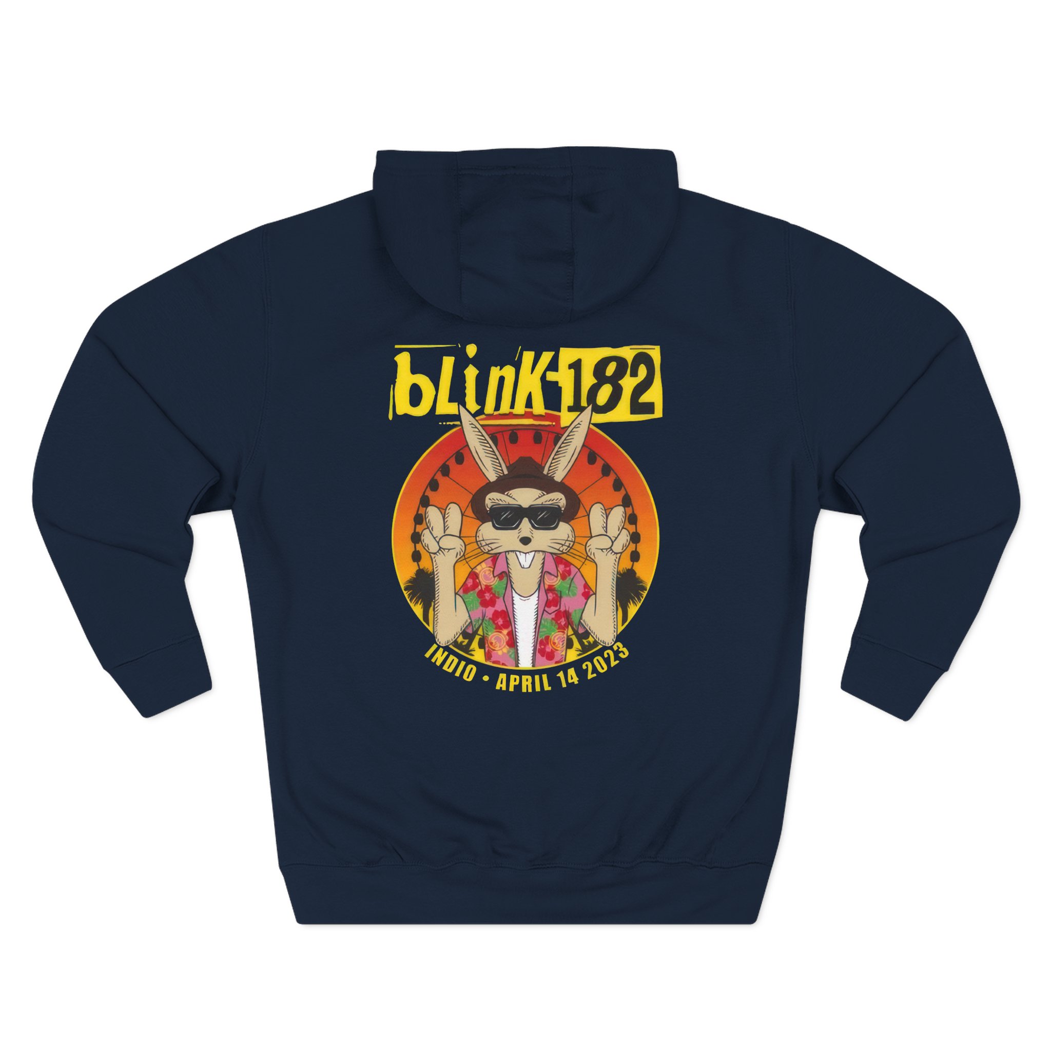 Blink 182 Coachella San Diego 2023 Three-Panel Fleece Hoodie