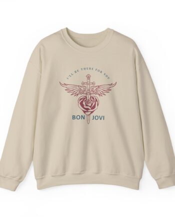 Bon Jovi Glass Heart & Dagger Unisex Heavy Blend™ Crewneck Sweatshirt