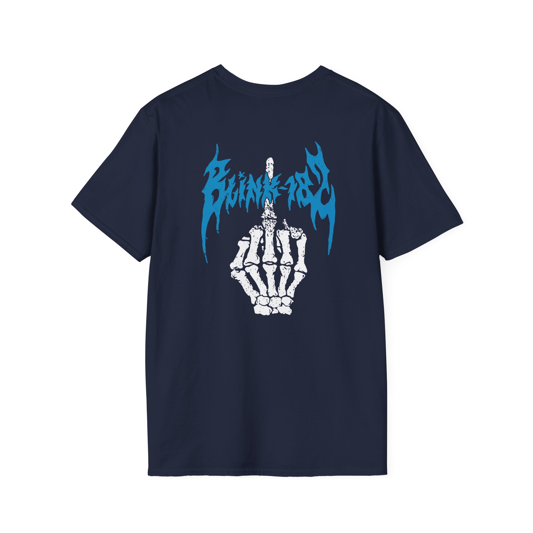 Blink 182 Middle Finger Unisex Softstyle T-Shirt