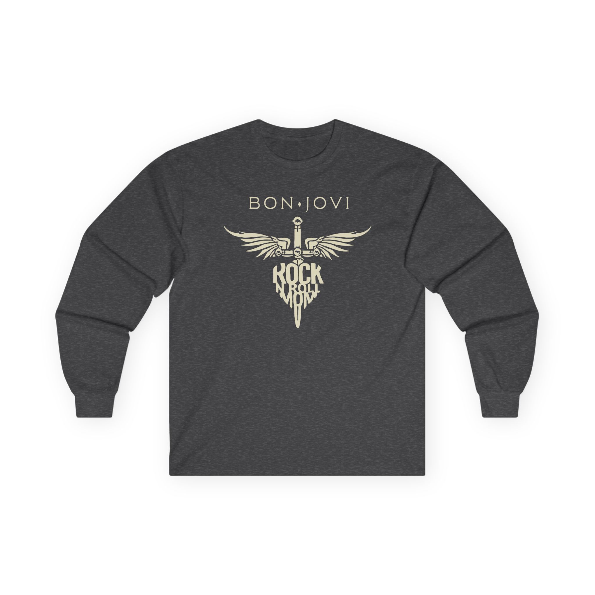 Bon Jovi Rock N' Roll Mom Unisex Ultra Cotton Long Sleeve Tee