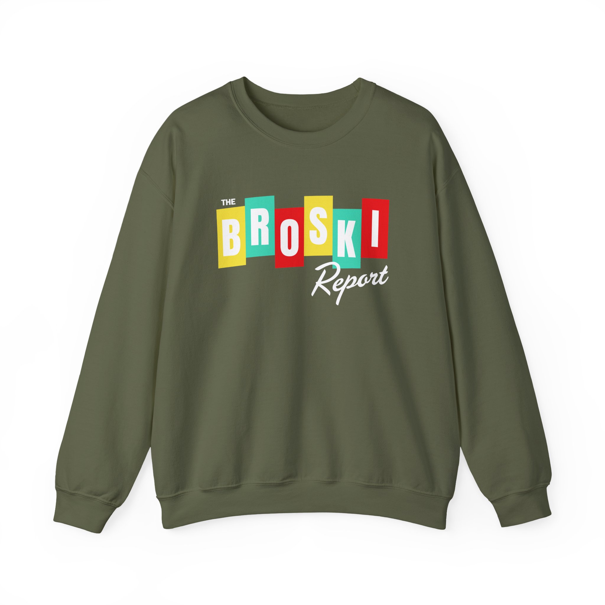 Broski Report National News Blast Unisex Heavy Blendâ„¢ Crewneck Sweatshirt