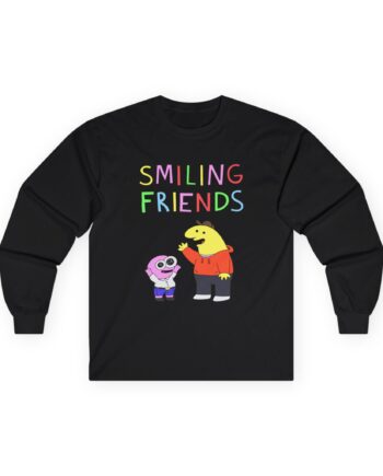 Smiling Friends Charlie Pim Allan Glep Unisex Ultra Cotton Long Sleeve Tee
