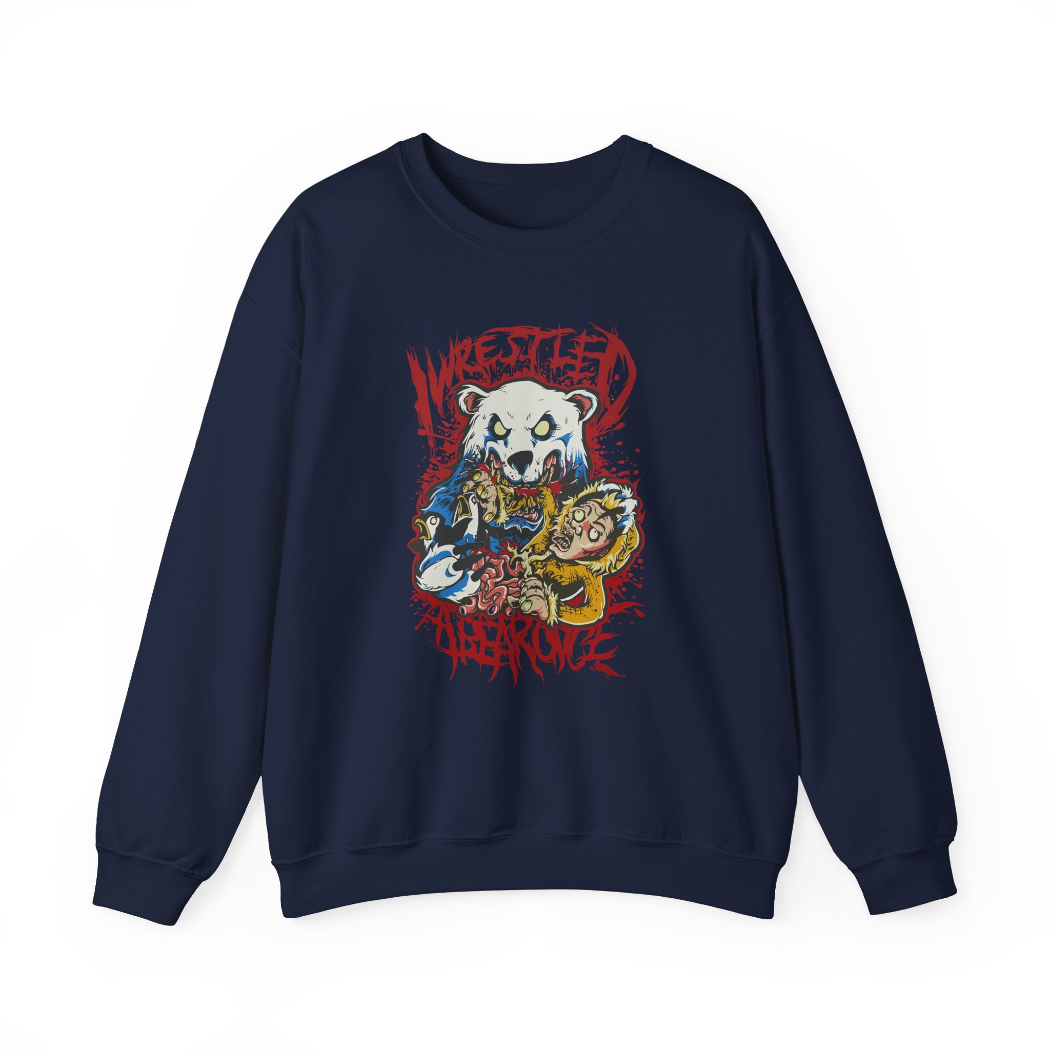 Iwrestledabearonce Unisex Heavy Blendâ„¢ Crewneck Sweatshirt