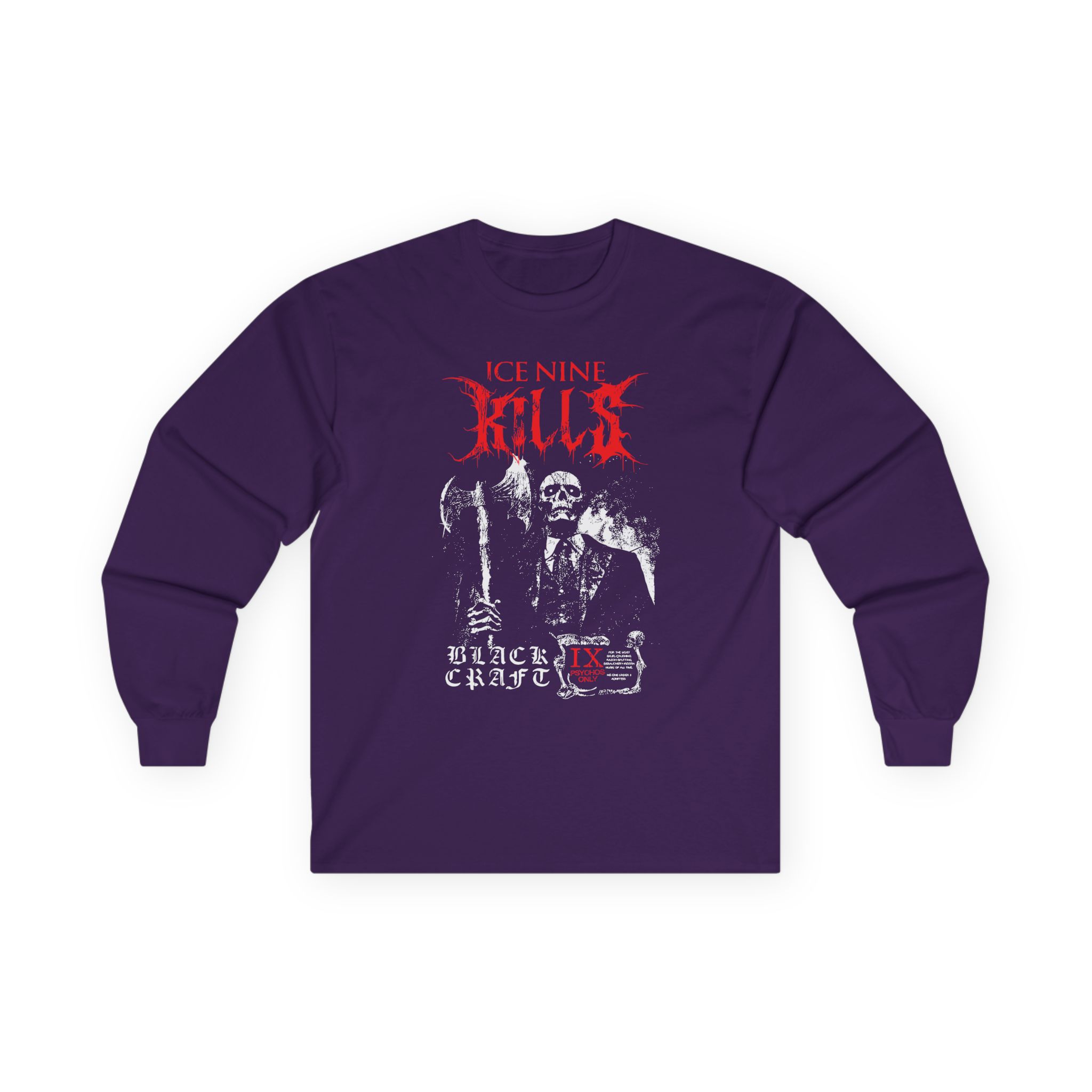 Ice Nine Kills Ink Skeleton Corpses Unisex Ultra Cotton Long Sleeve Tee