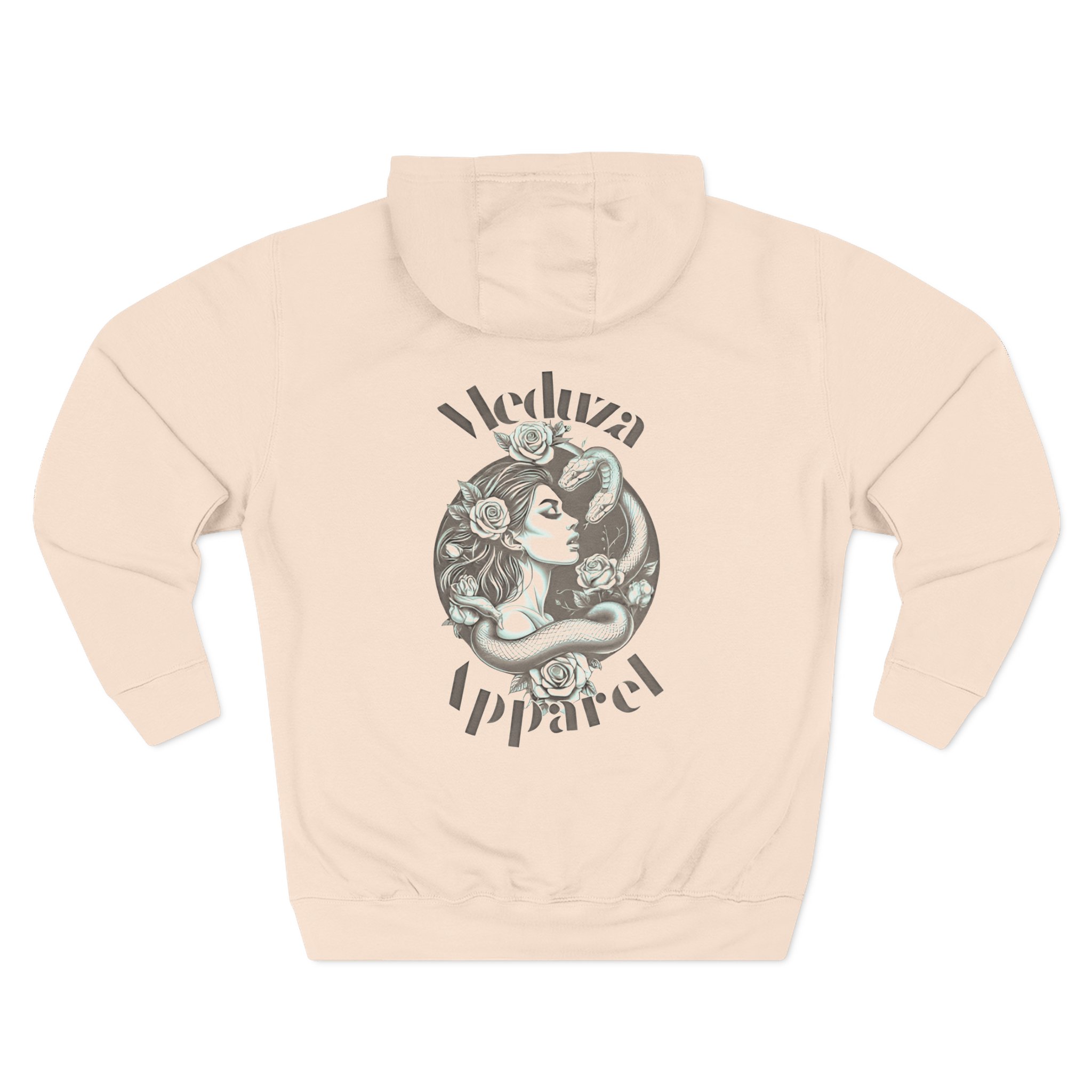Meduza Roses & Snakes Three-Panel Fleece Hoodie