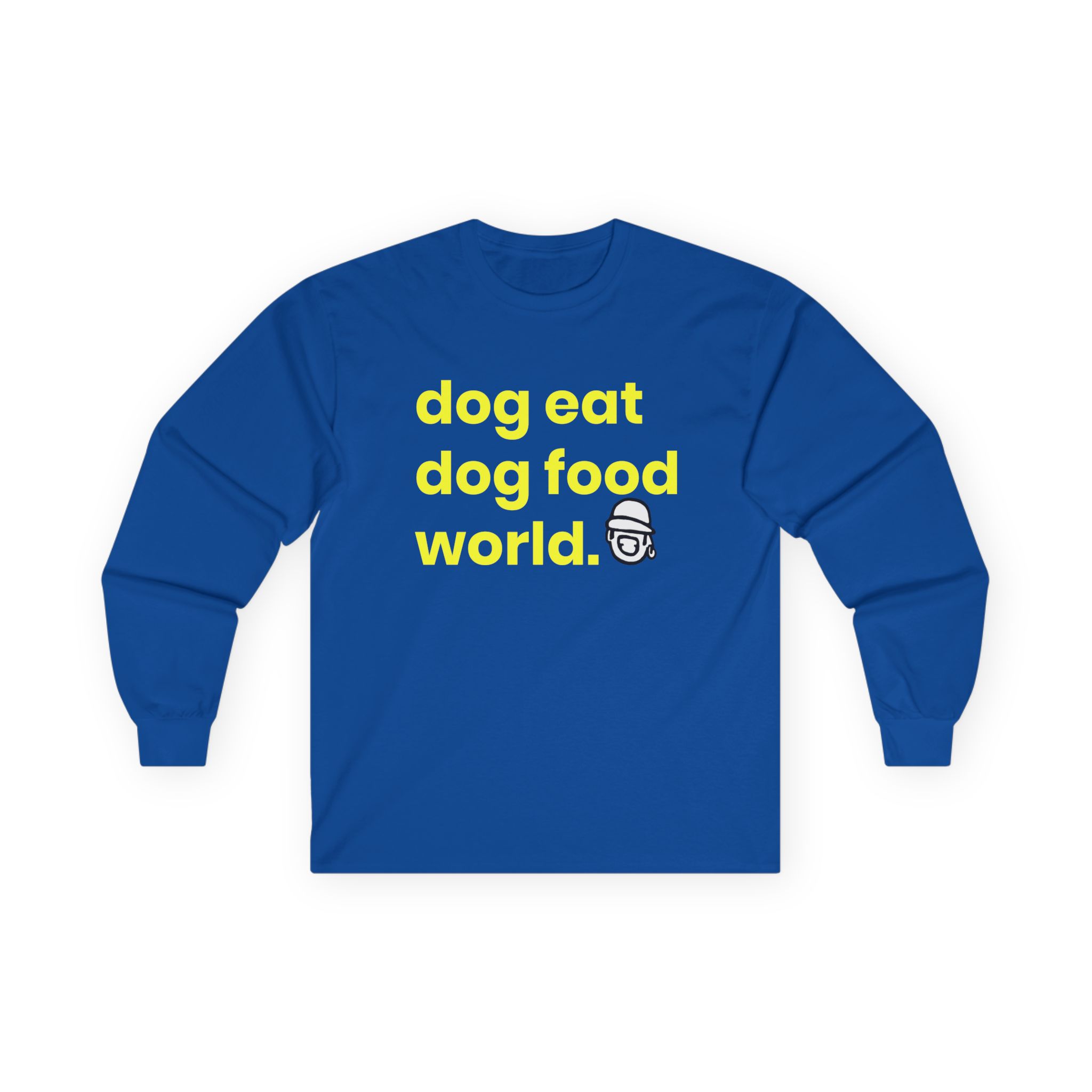 Niko B Dog Eat Dog Food World Unisex Ultra Cotton Long Sleeve Tee