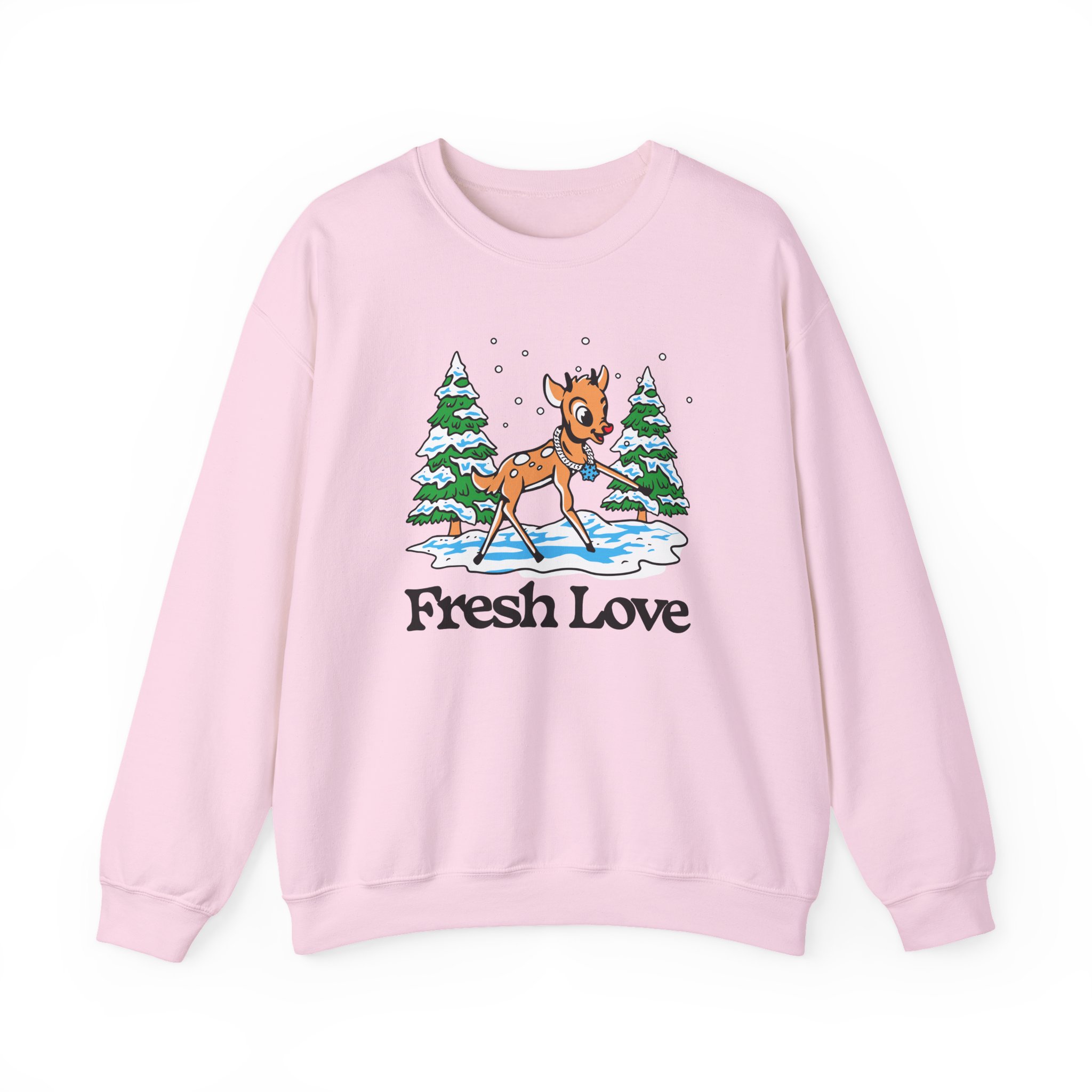 Fresh Love Snow Dough Unisex Heavy Blendâ„¢ Crewneck Sweatshirt