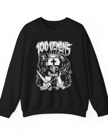 100 Demons Unisex Heavy Blend™ Crewneck Sweatshirt