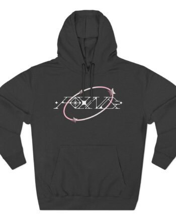 Foxing Loop Three-Panel Fleece Hoodie