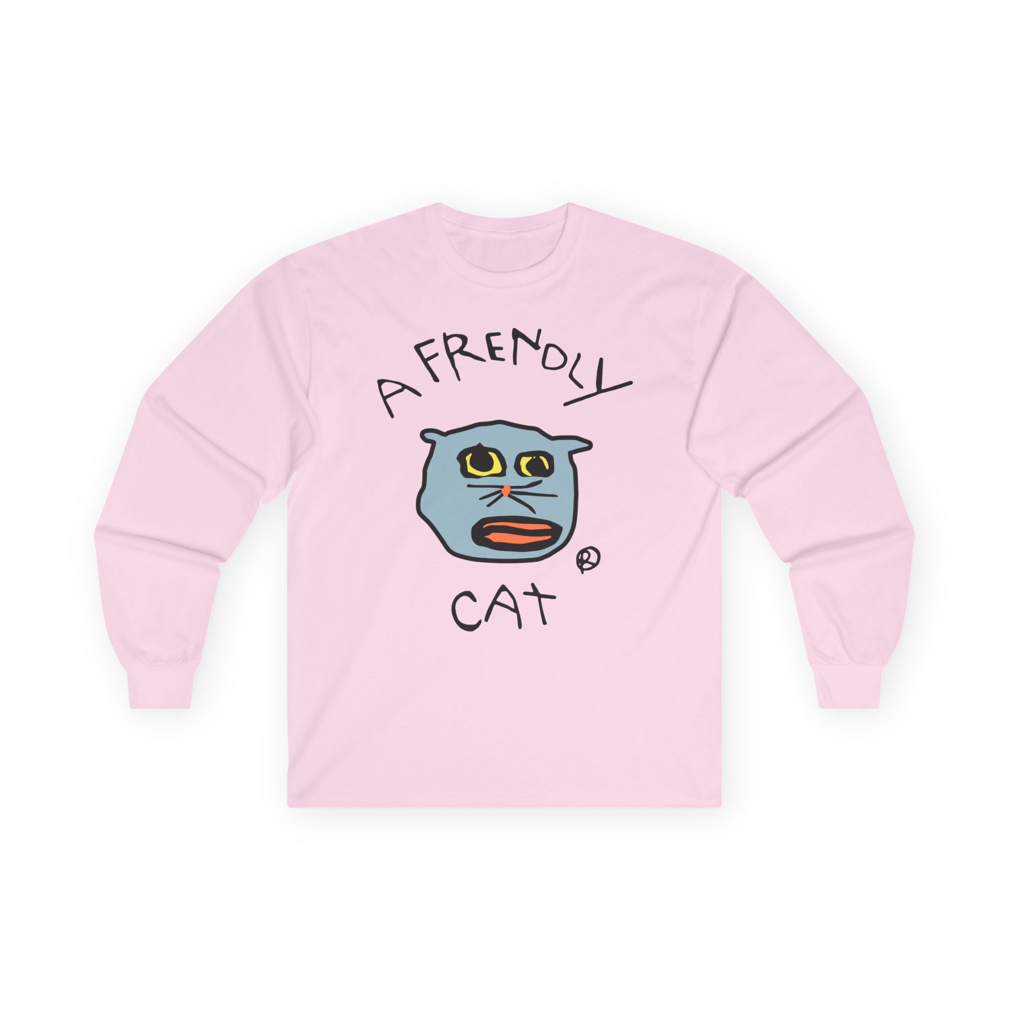 Lirik Just a Frendly Cat Unisex Ultra Cotton Long Sleeve Tee