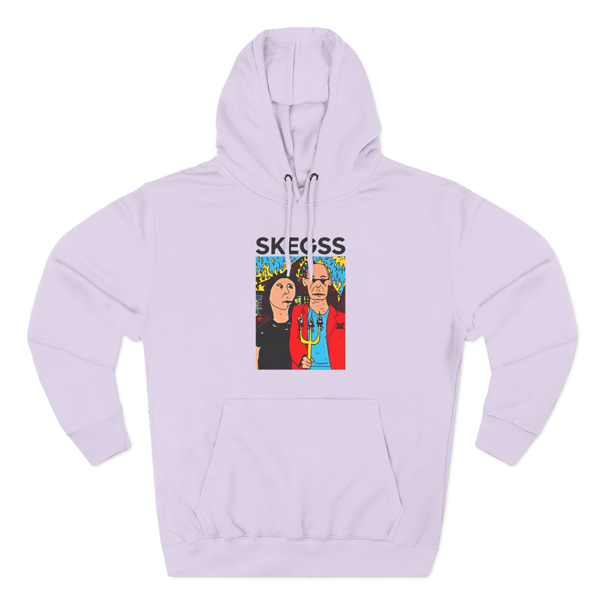 Skegss Gothic America Three-Panel Fleece Hoodie