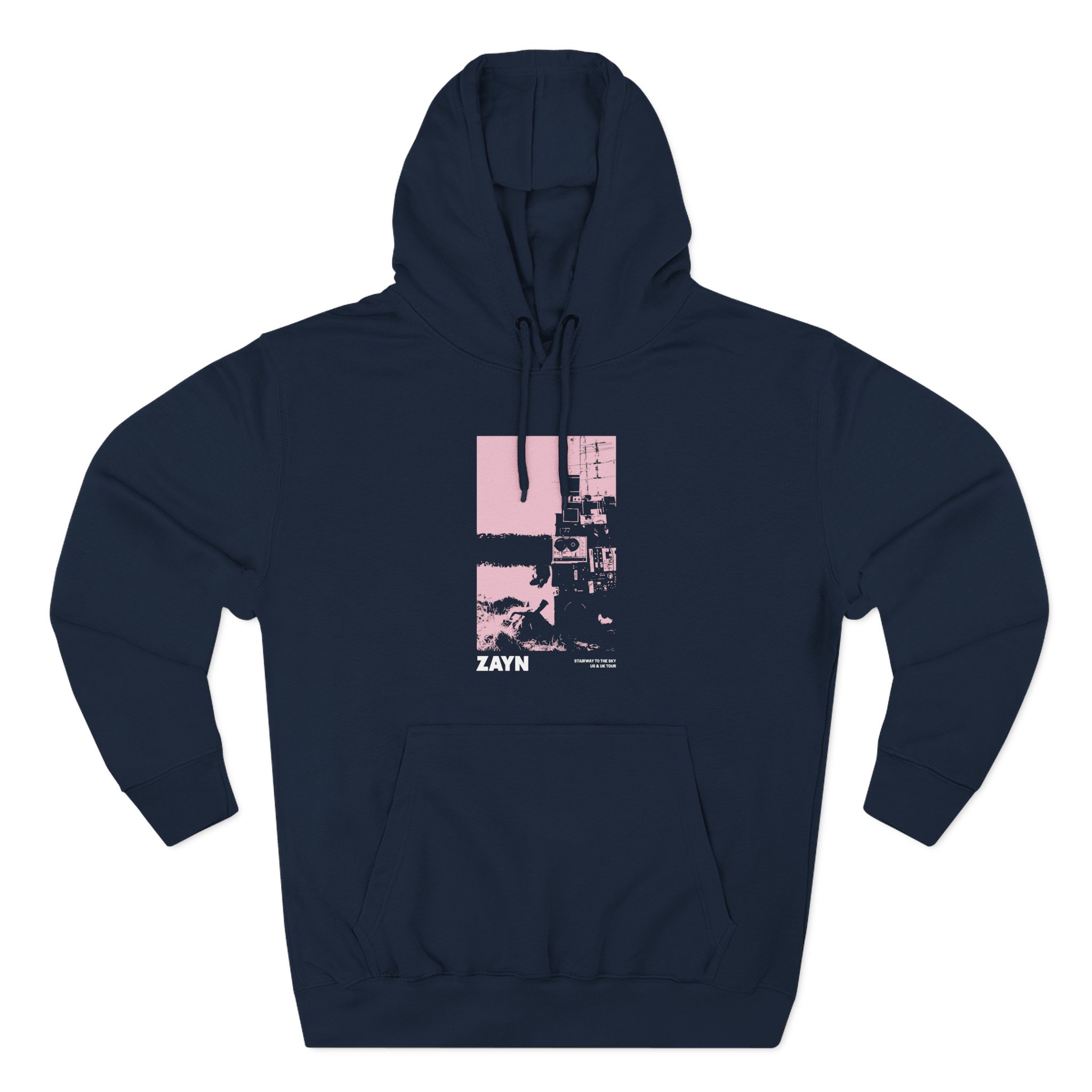 Zayn Malik Antenna Itin Faded Three-Panel Fleece Hoodie
