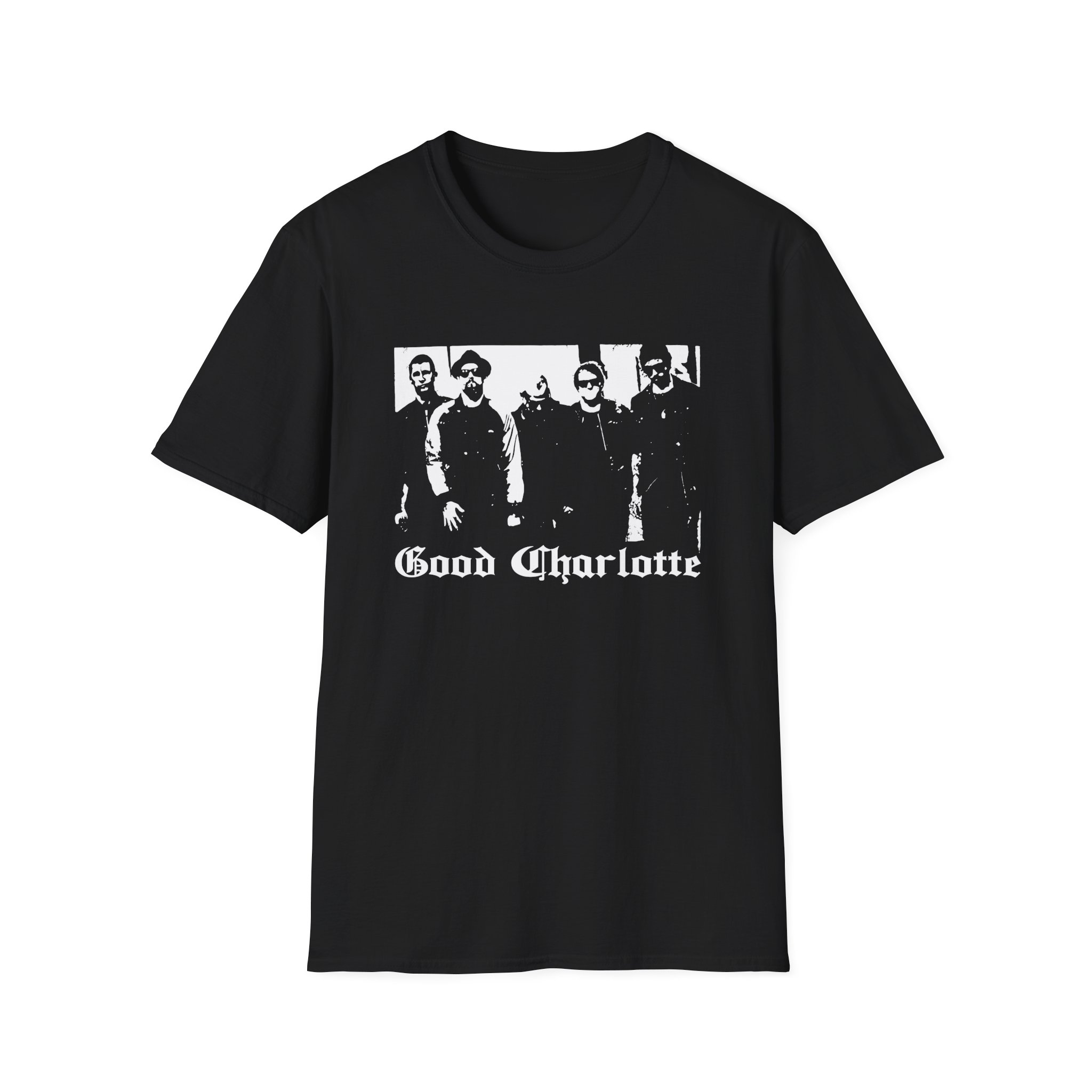Good Charlotte Band Photo Unisex Softstyle T-Shirt