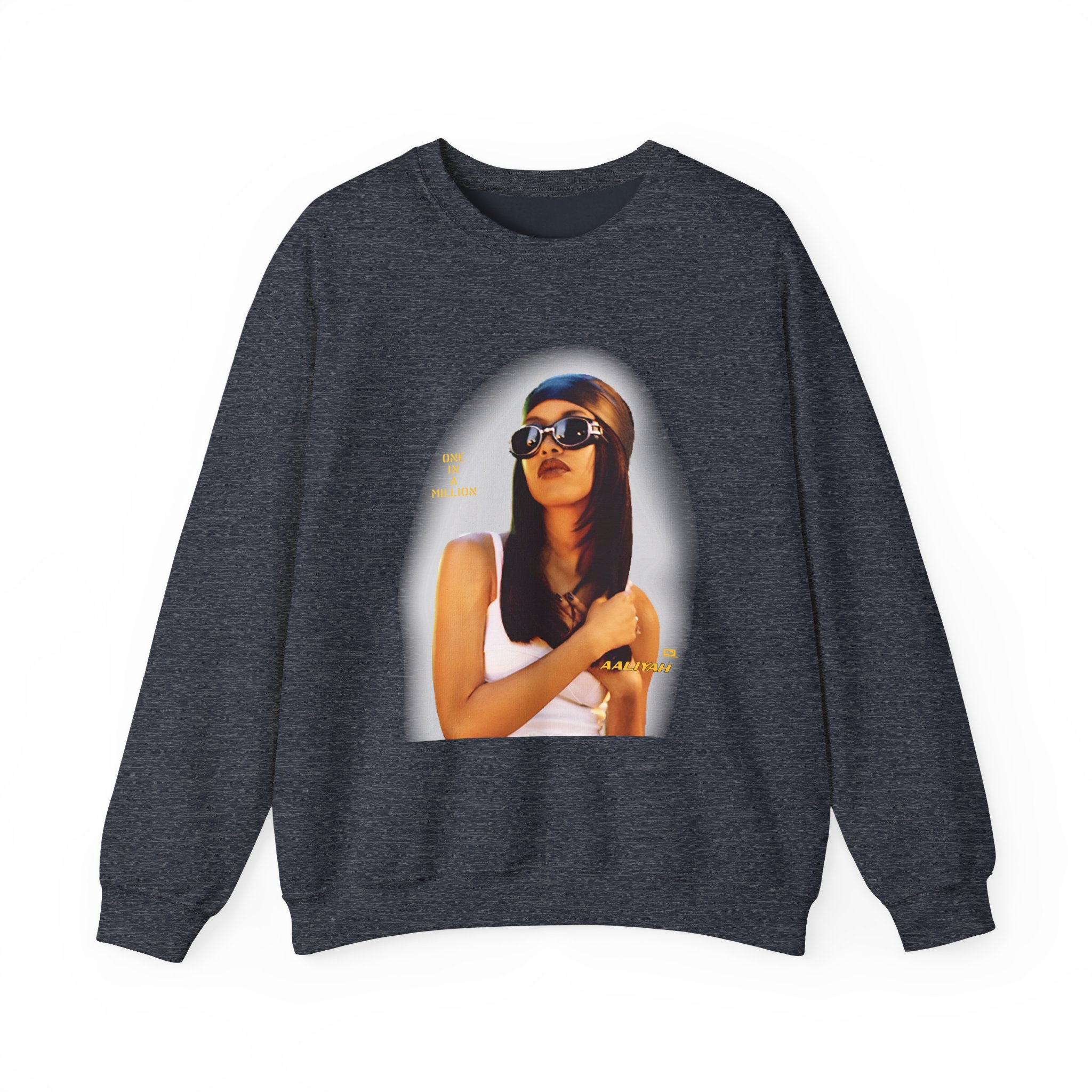 Aaliyah OIAM Portrait Unisex Heavy Blendâ„¢ Crewneck Sweatshirt