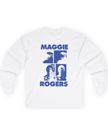 Maggie Rogers Mustard Grid Unisex Ultra Cotton Long Sleeve Tee