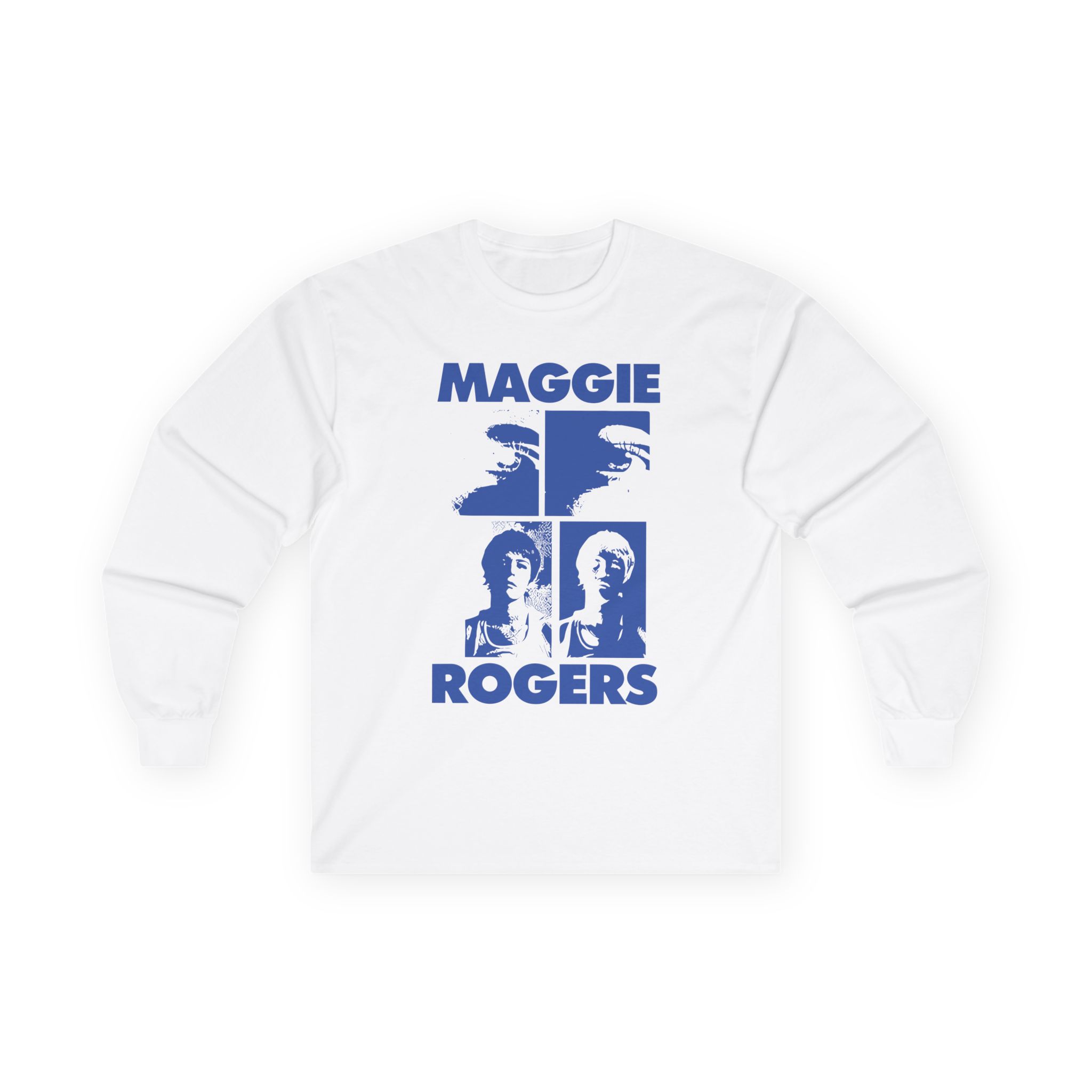 Maggie Rogers Mustard Grid Unisex Ultra Cotton Long Sleeve Tee