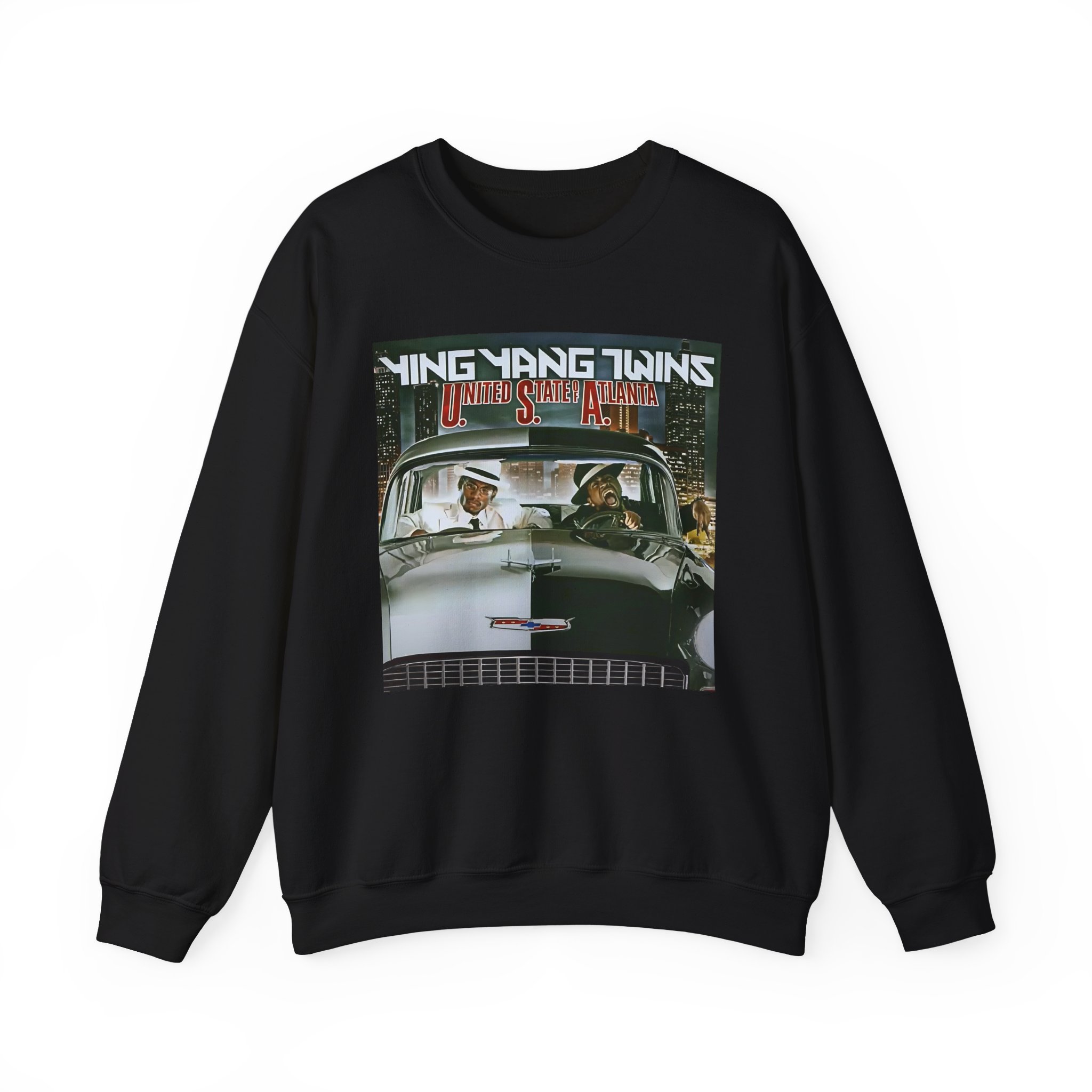 Ying Yang Twins United State Of Atlanta Album Cover Unisex Heavy Blendâ„¢ Crewneck Sweatshirt